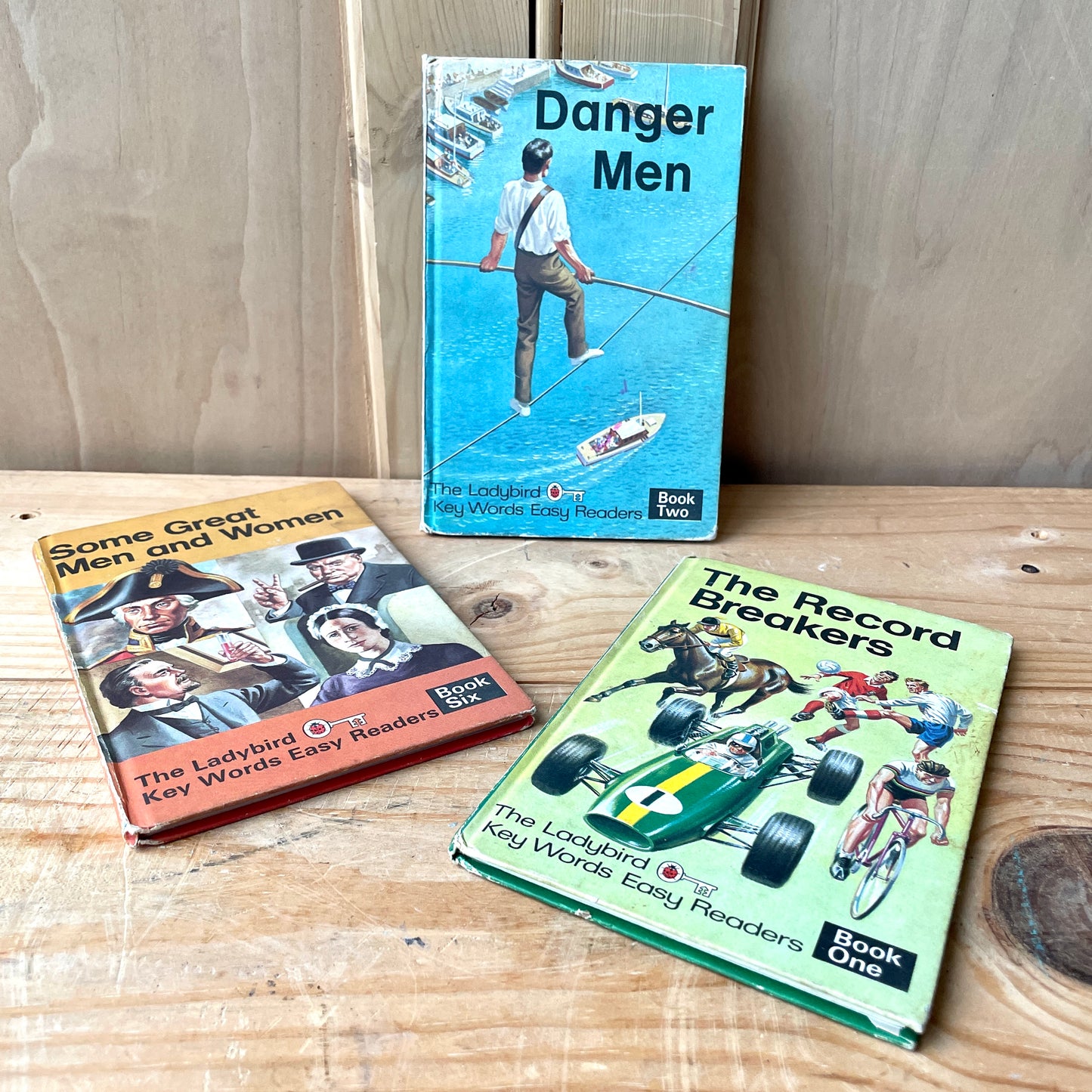 Ladybird books series Key Words book 1, 2 and 6