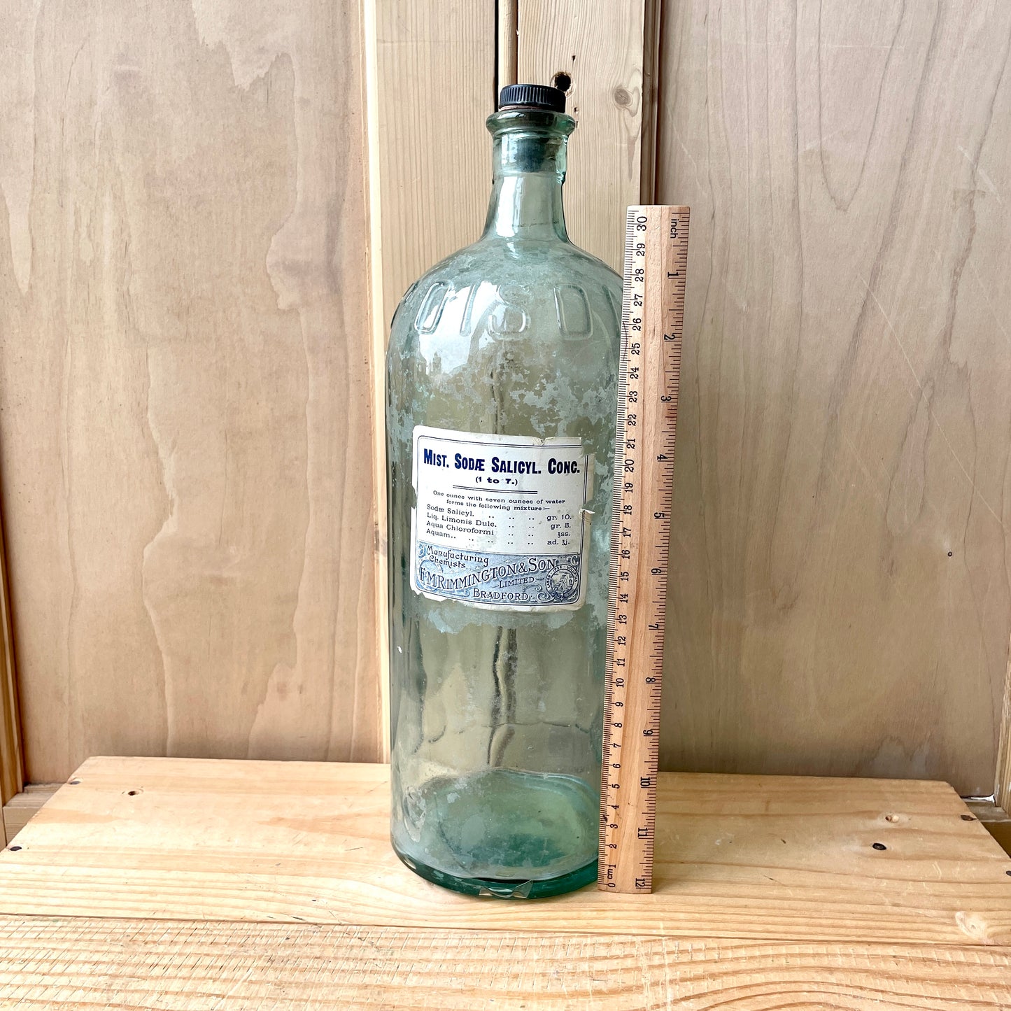 Very Large Vintage Chemist Bottle
