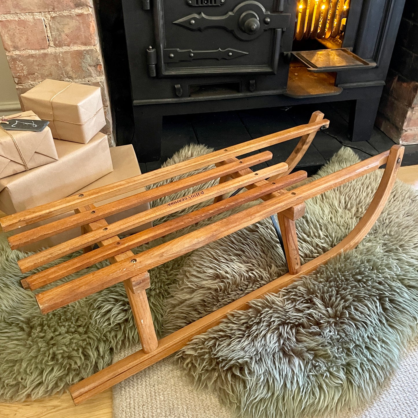 Vintage sledge/ toboggan