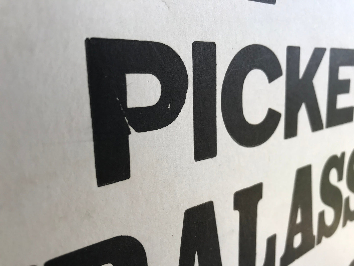 Vintage political sign
