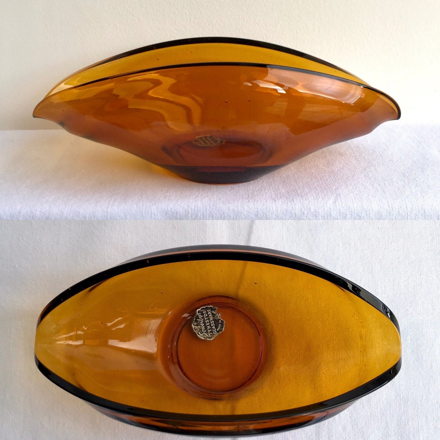 Sowerby glass trinket dish