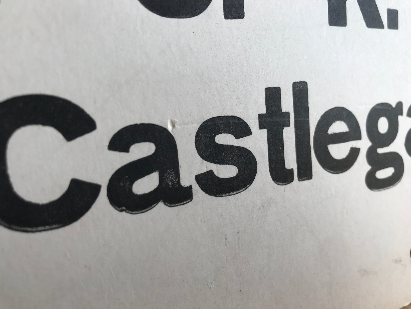 Vintage political sign