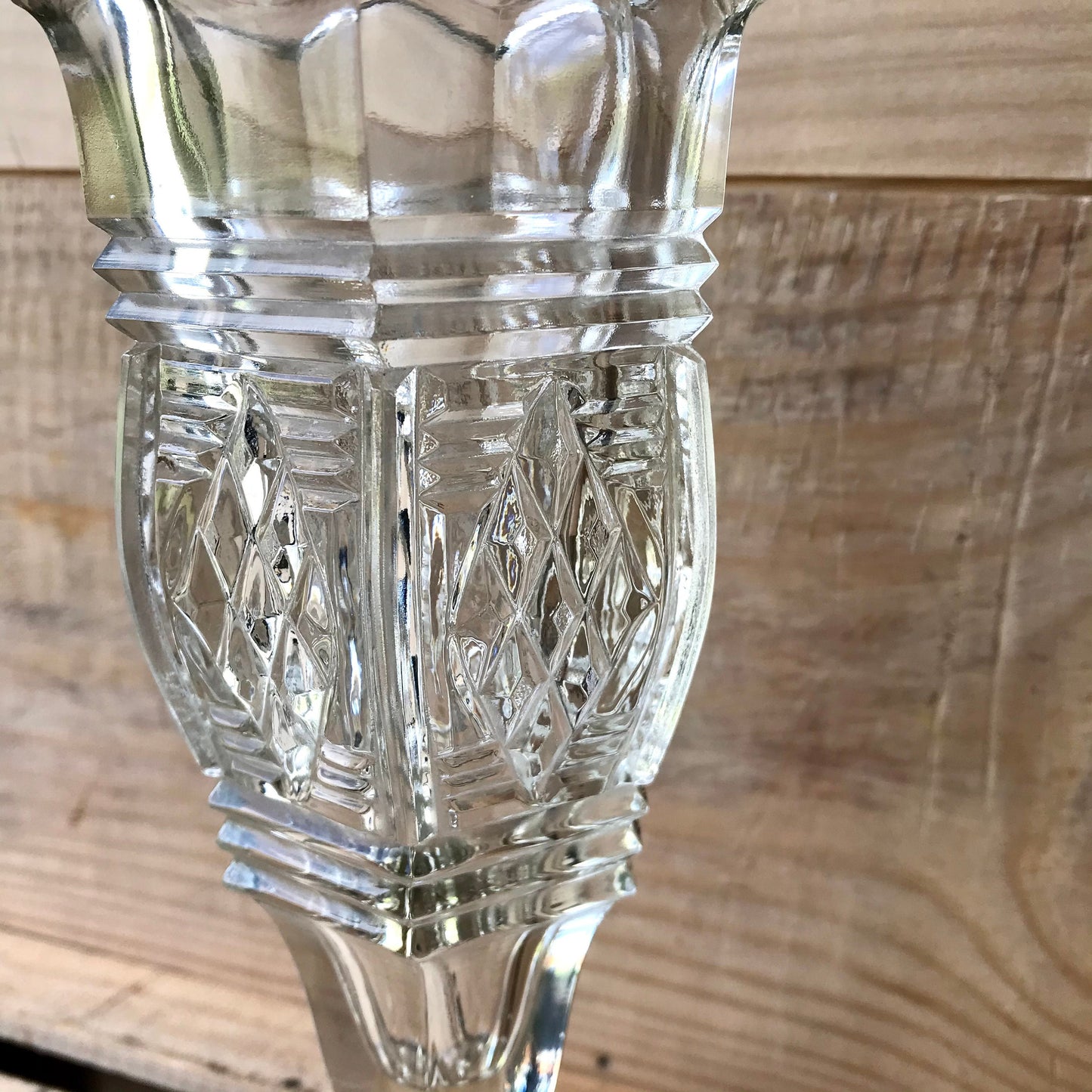 Vintage glass celery vase