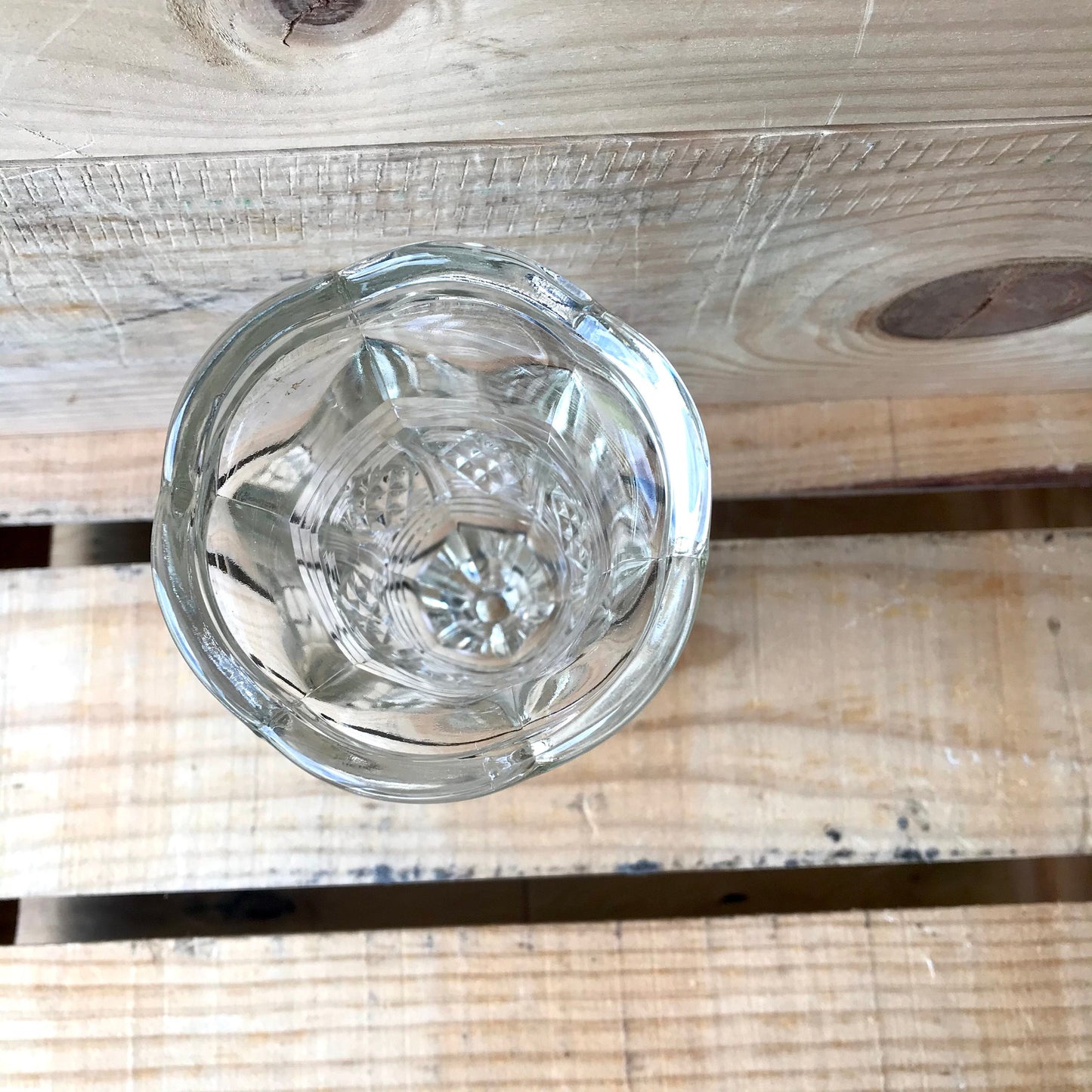 Vintage glass celery vase