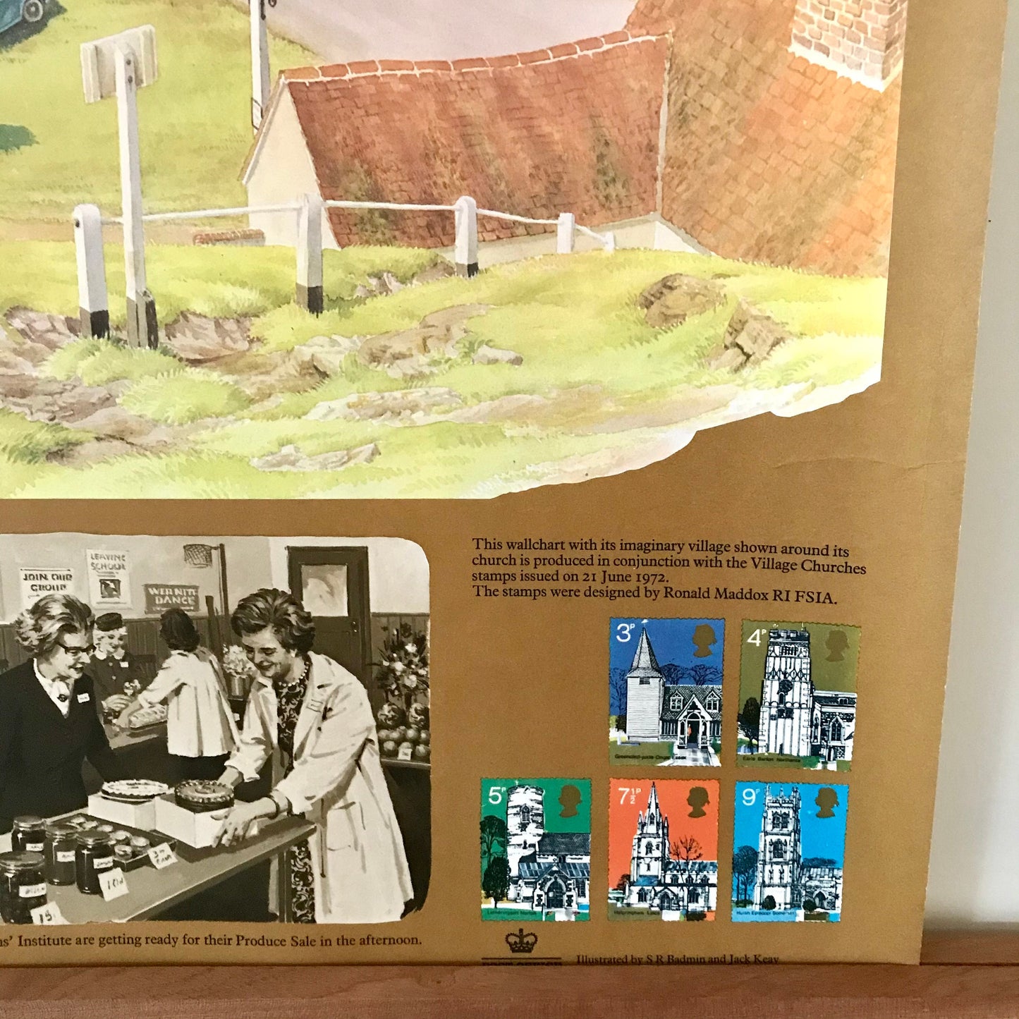 Vintage educational poster: Ardun St. Mary