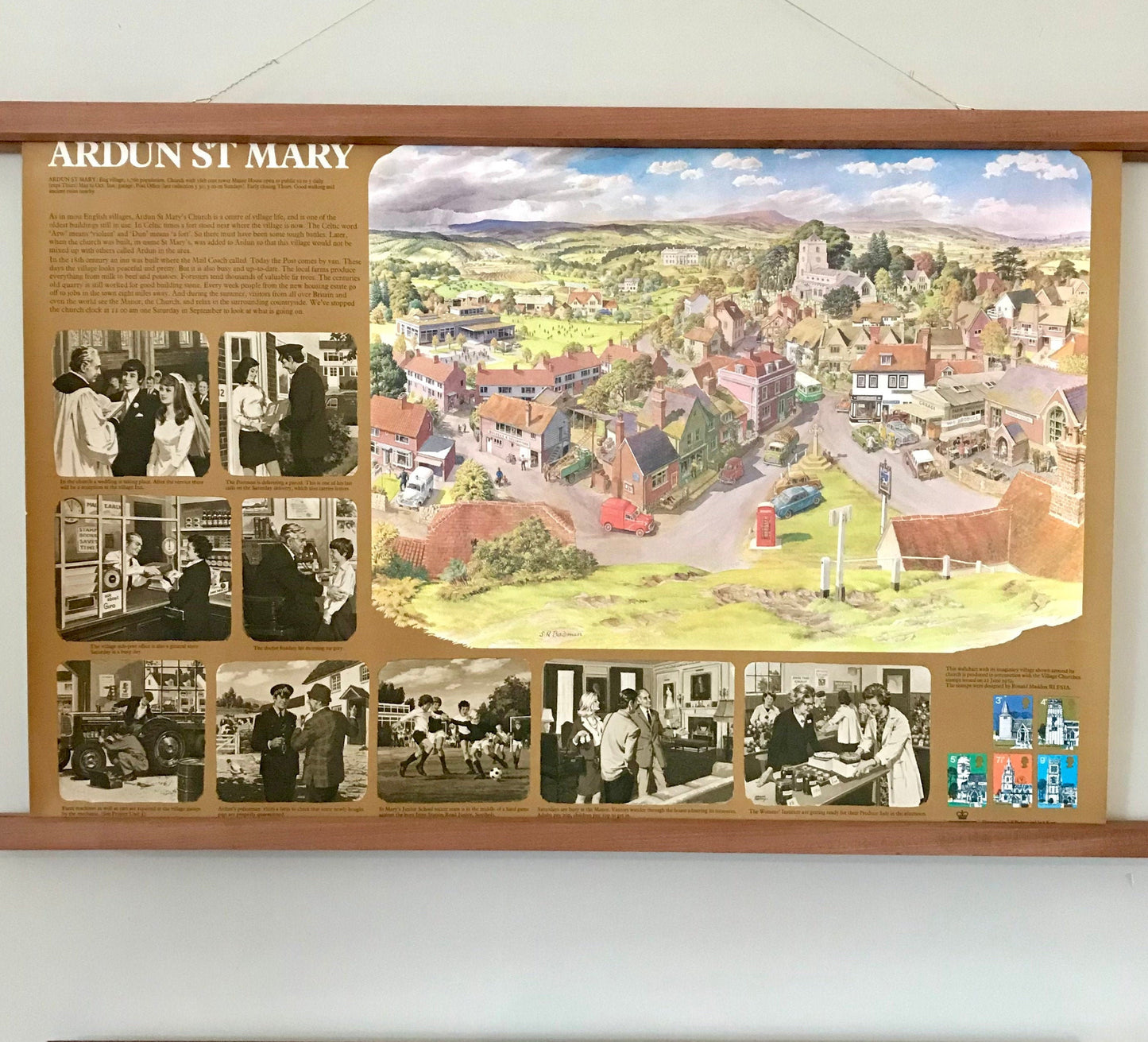 Vintage educational poster: Ardun St. Mary