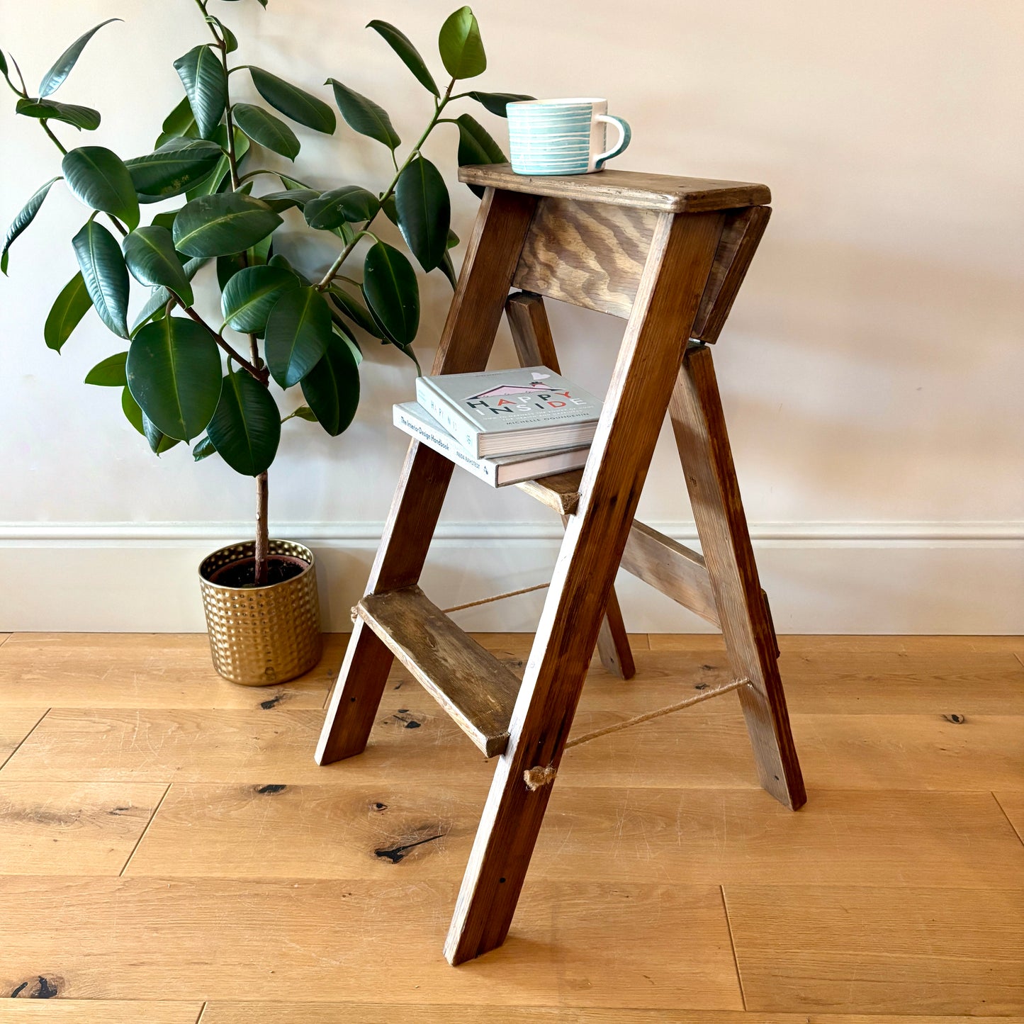 Vintage Wooden Step Ladder