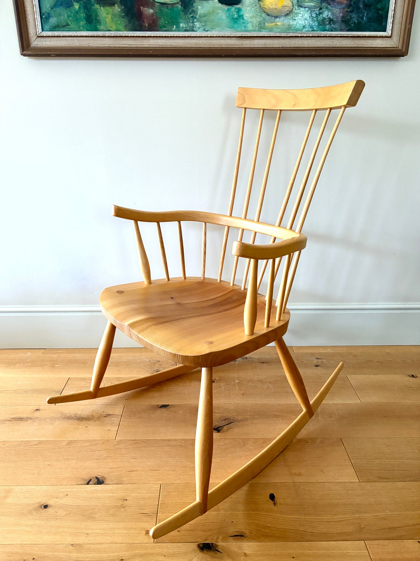 Contemporary Handmade British Windsor Rocking Chair