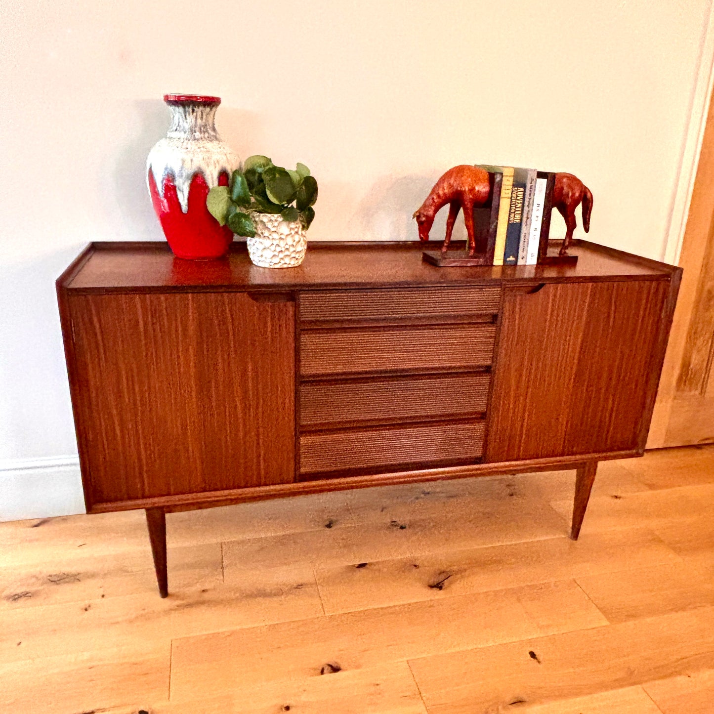 Vintage Richard Hornby for Heals of London Mid-Century Teak sideboard