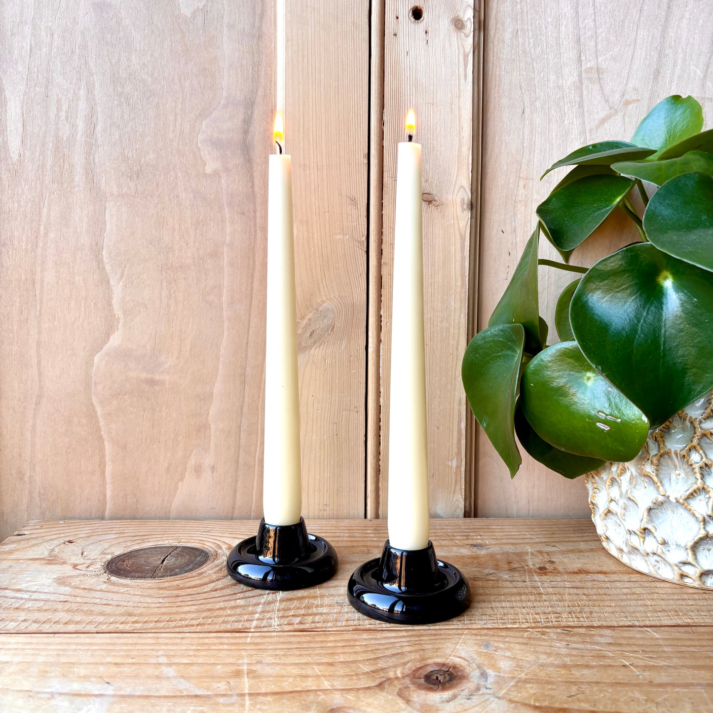 Vintage Wade candle holders