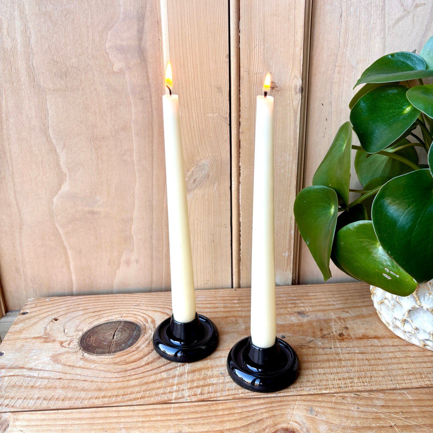 Vintage Wade candle holders