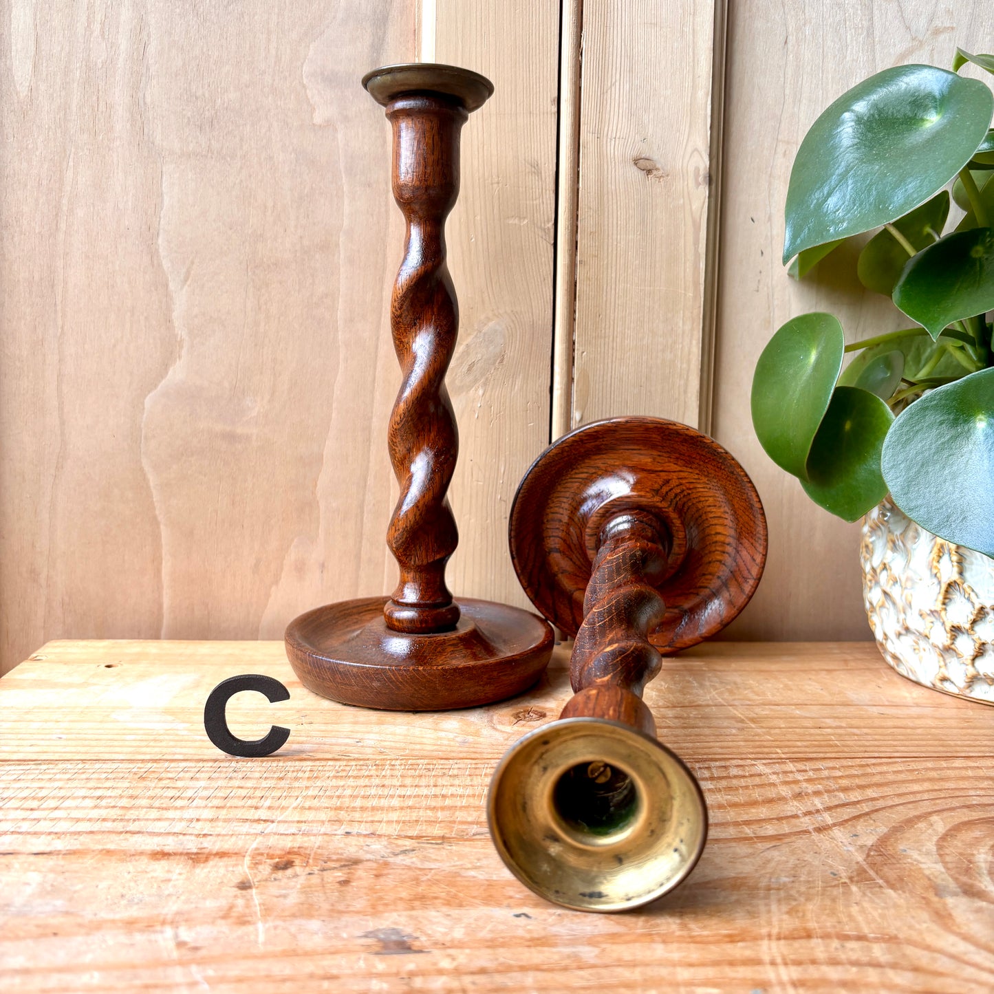 Pair of vintage candlesticks