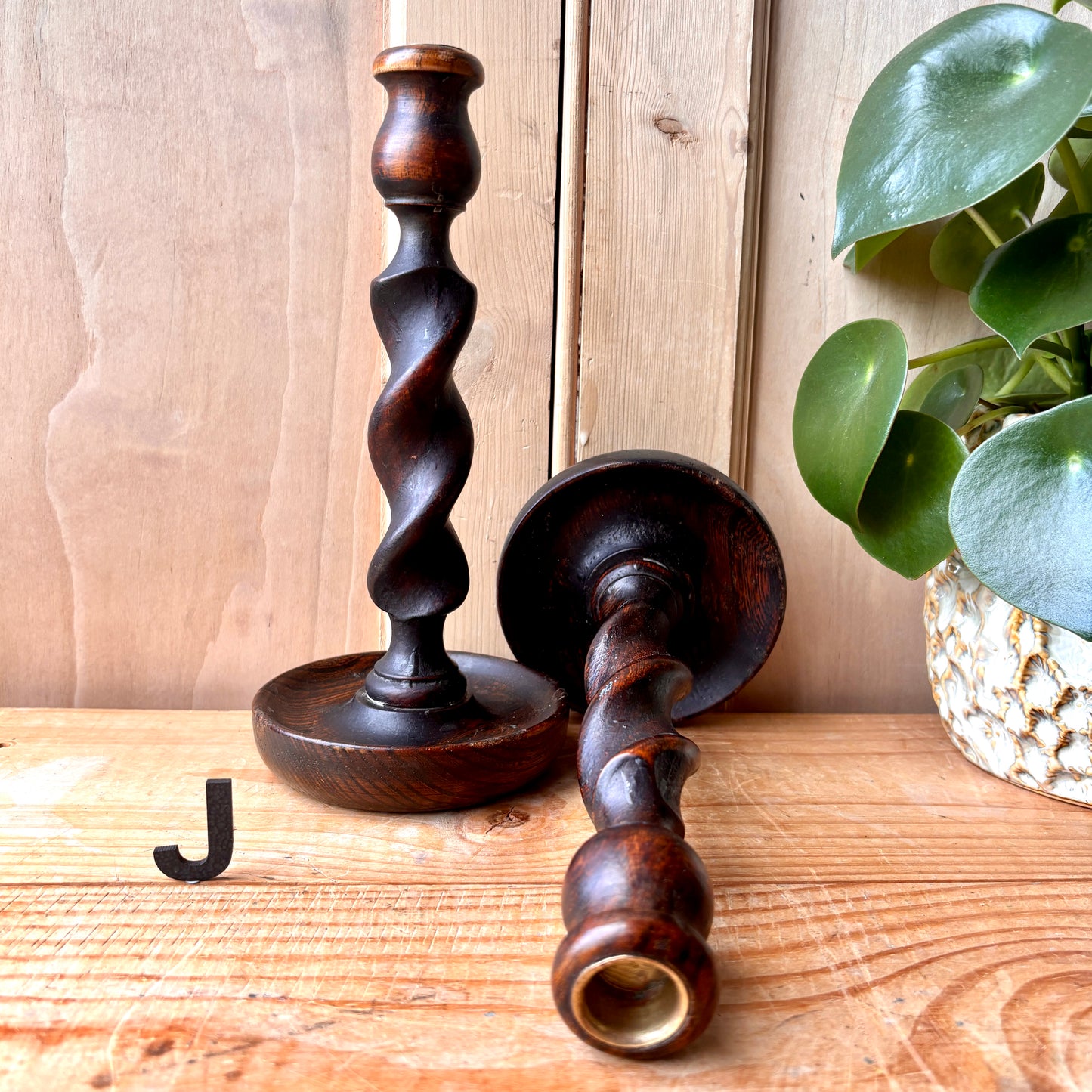 Pair of vintage candlesticks