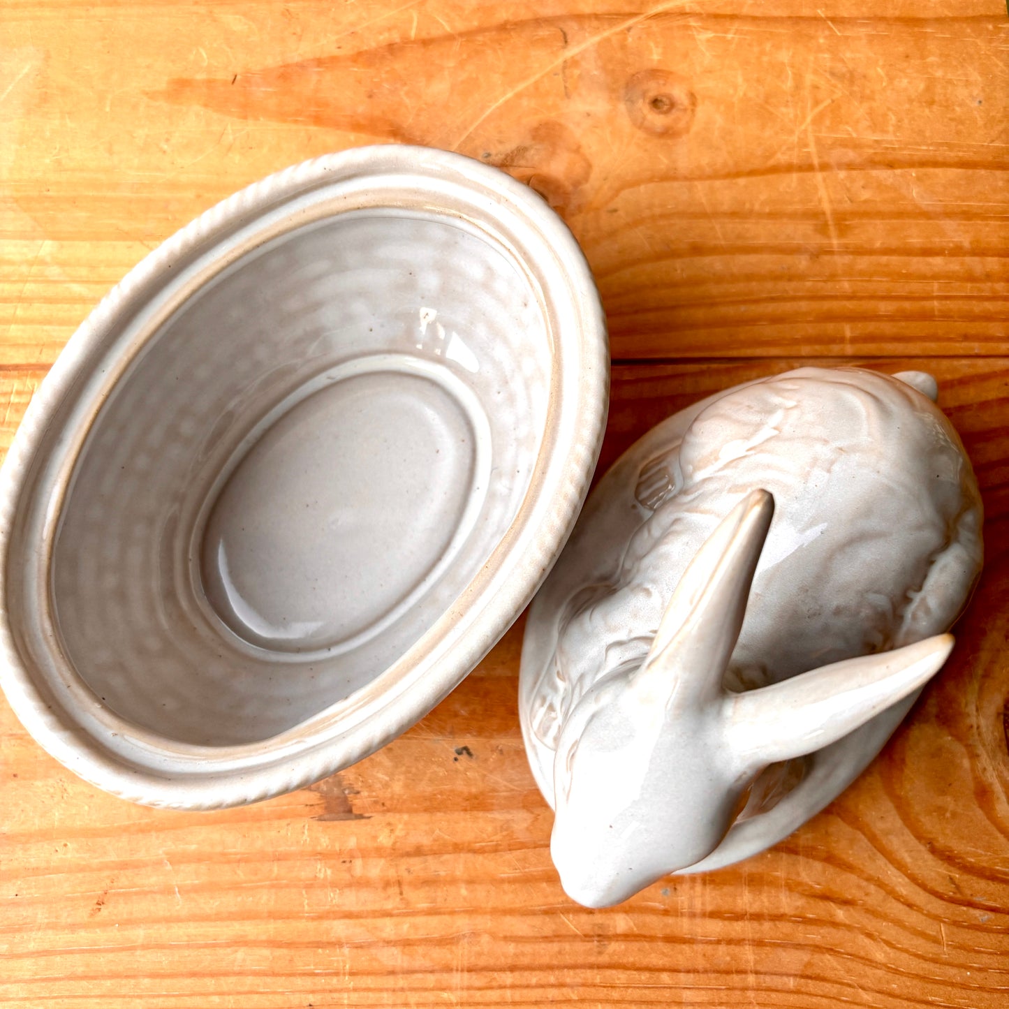 Vintage French Rabbit Tureen