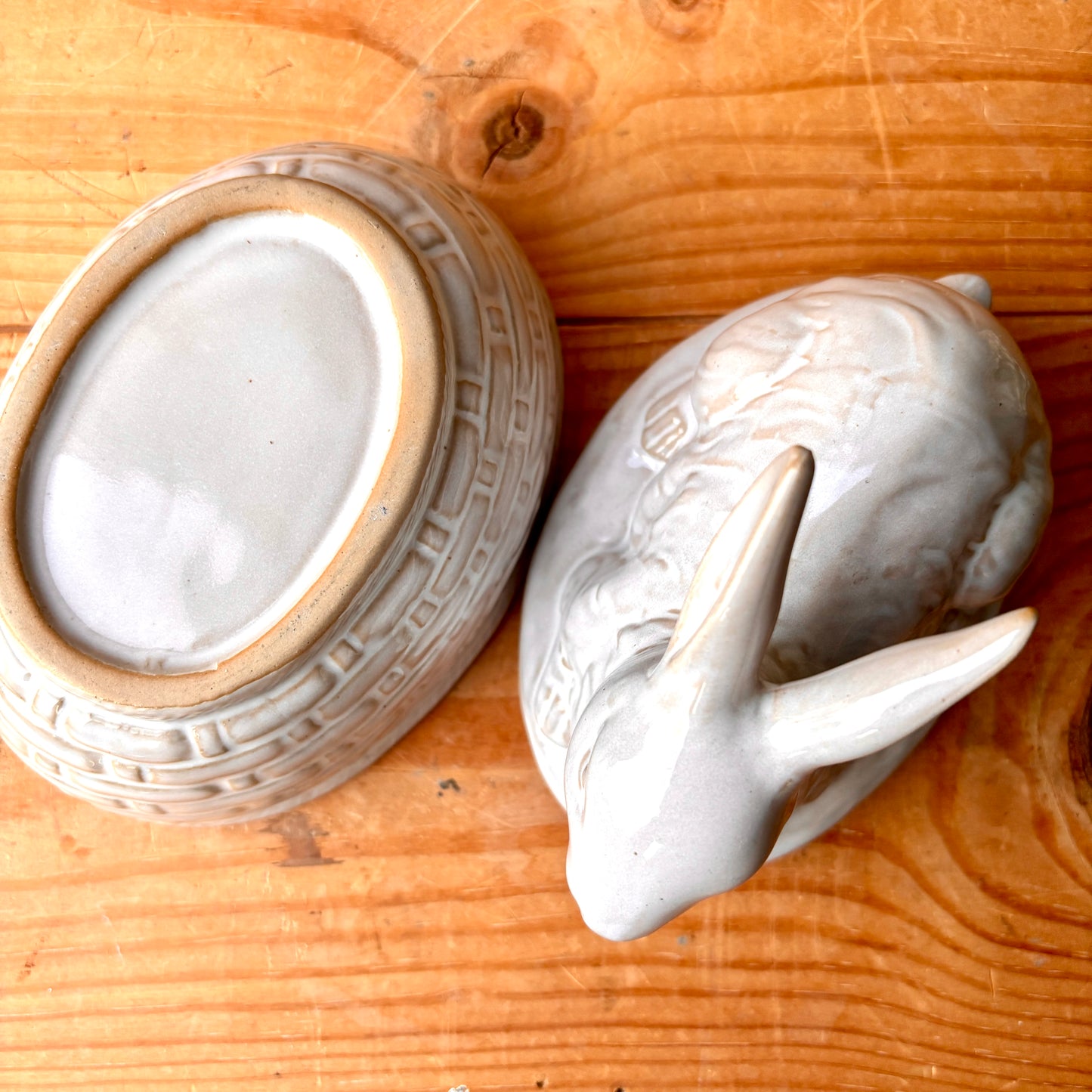 Vintage French Rabbit Tureen