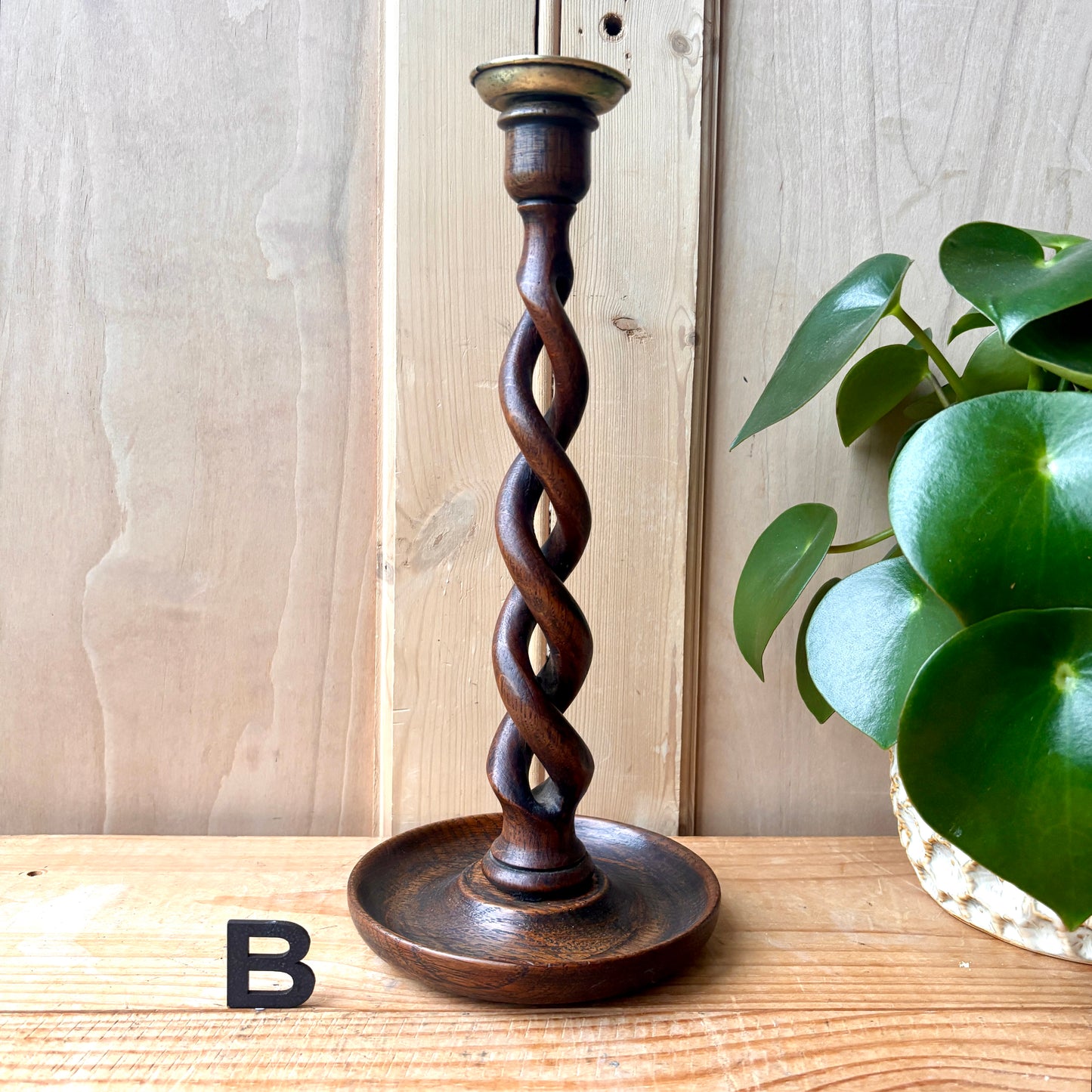 Single vintage candlesticks