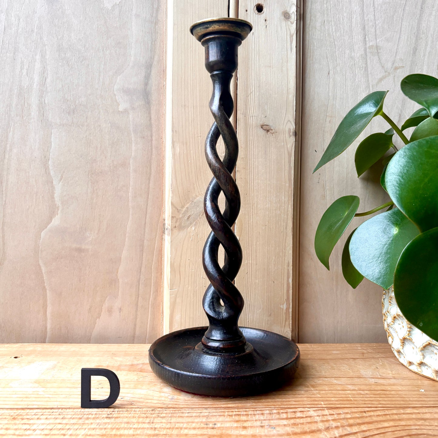 Single vintage candlesticks