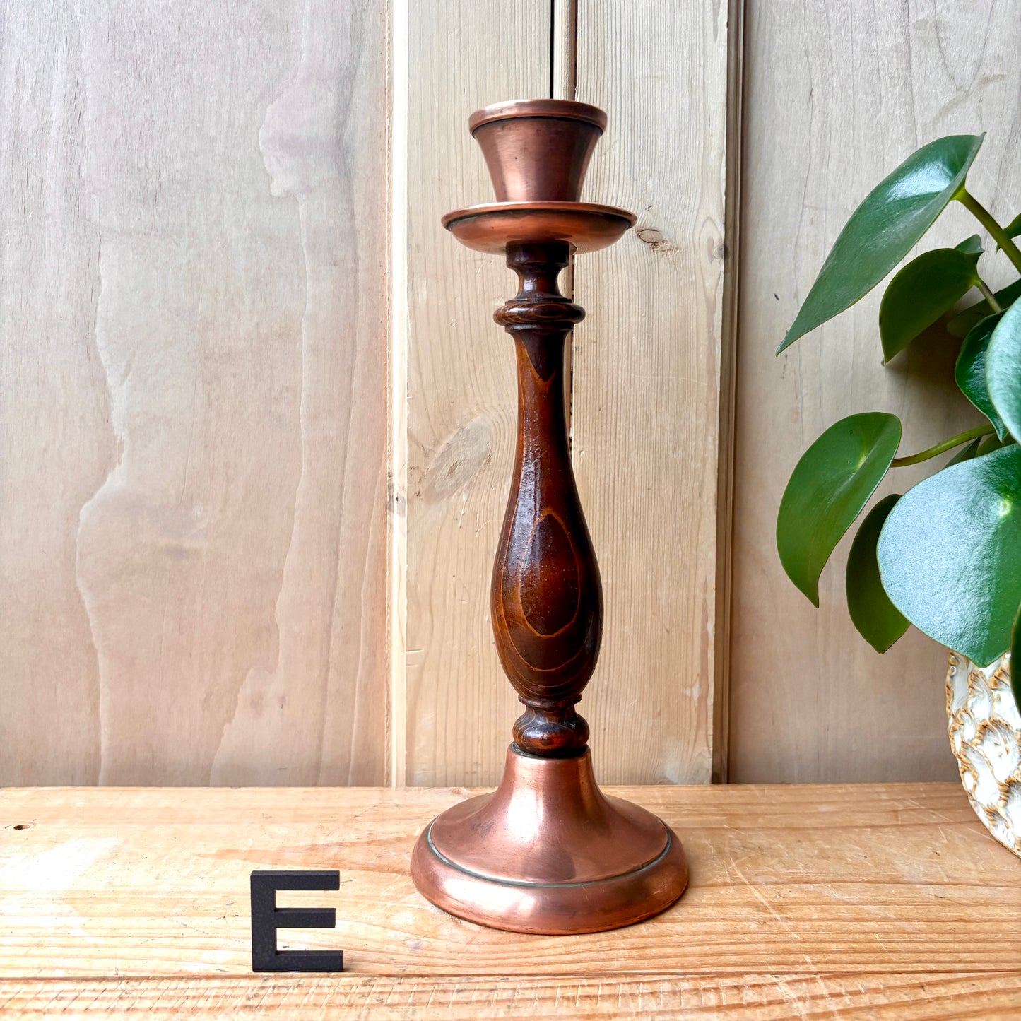 Single vintage candlesticks