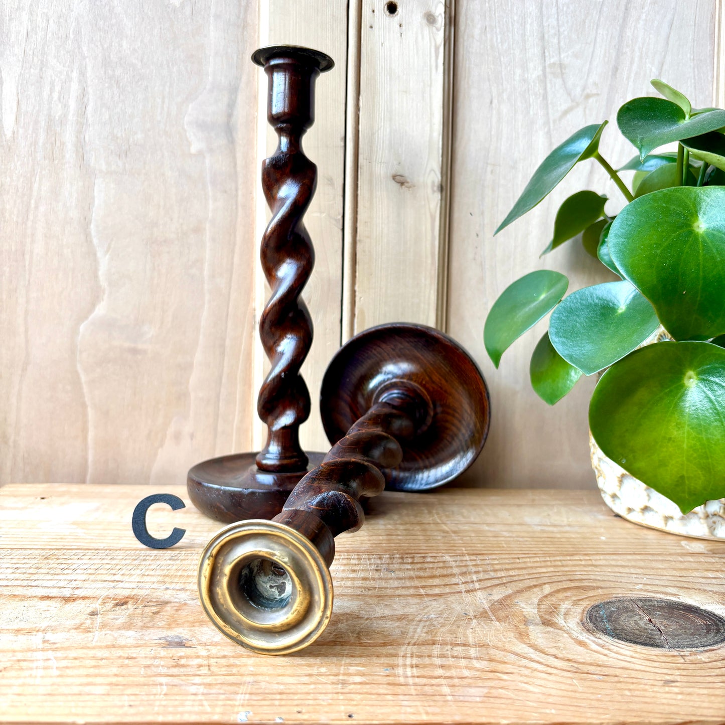 Pair of vintage candlesticks