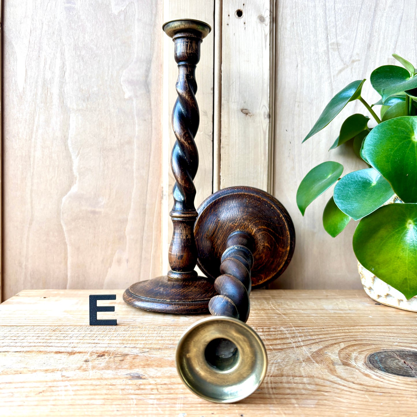 Pair of vintage candlesticks