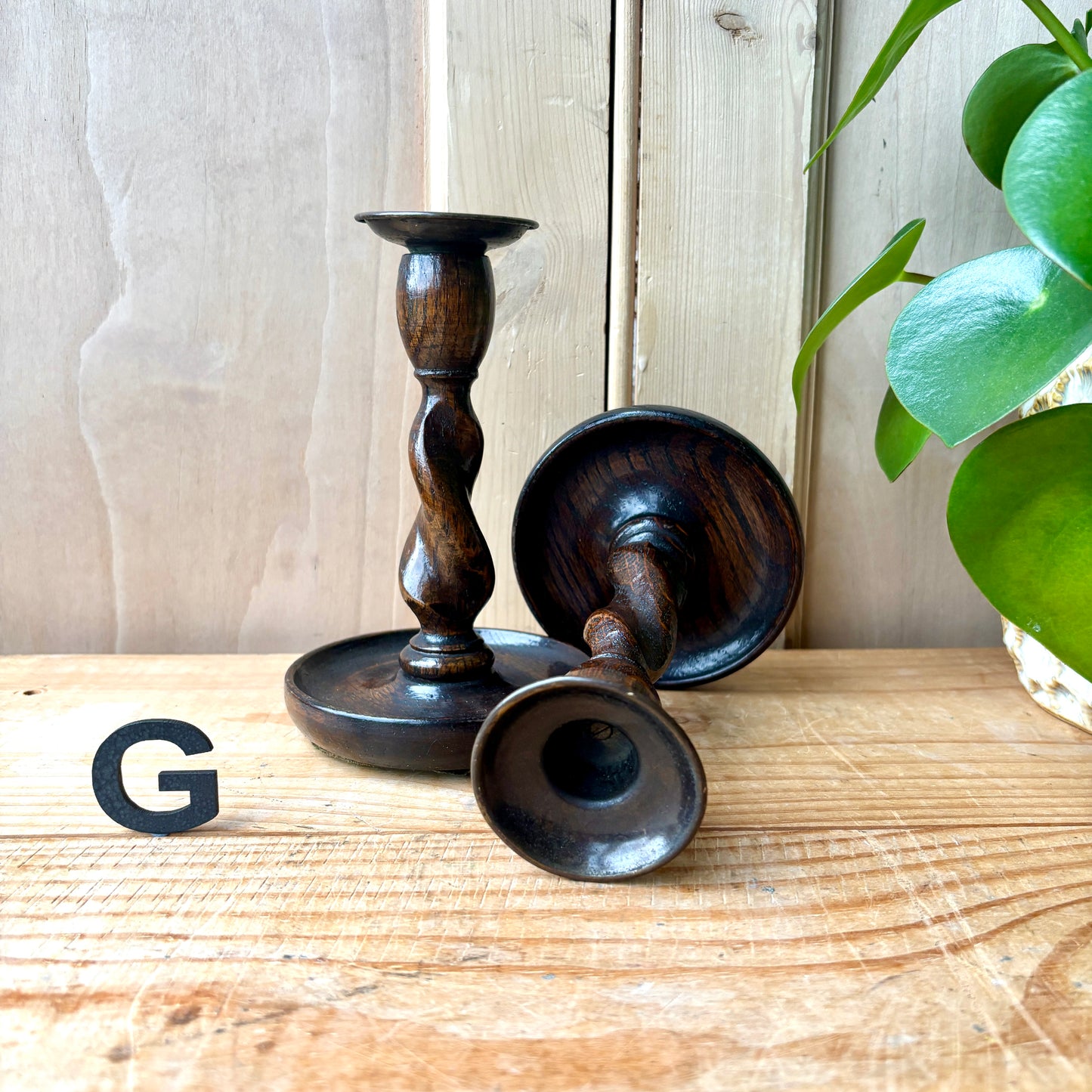 Pair of vintage candlesticks