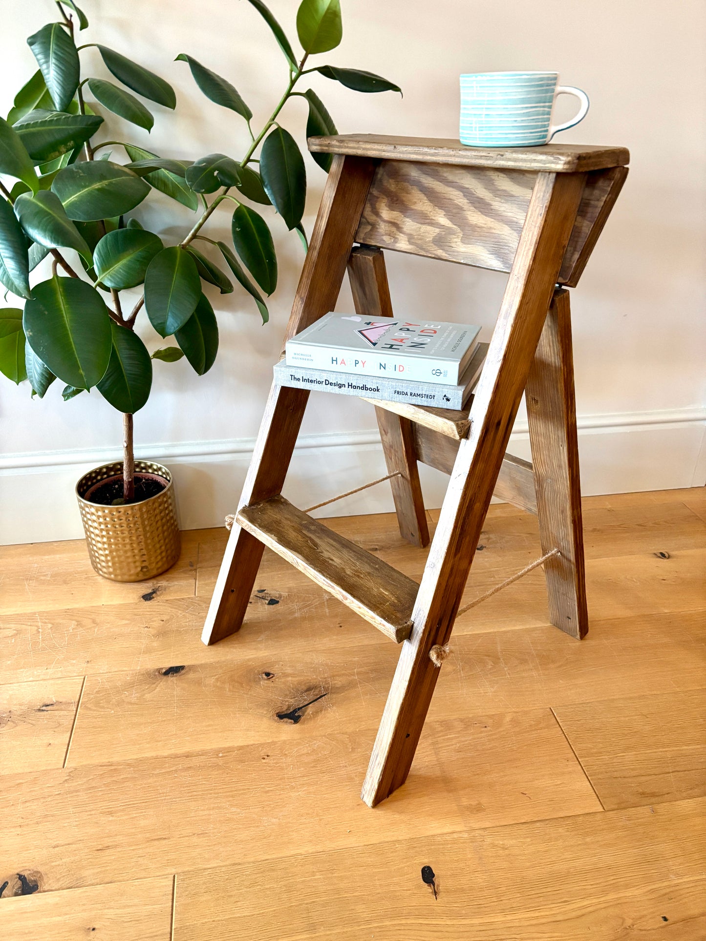 Vintage Wooden Step Ladder