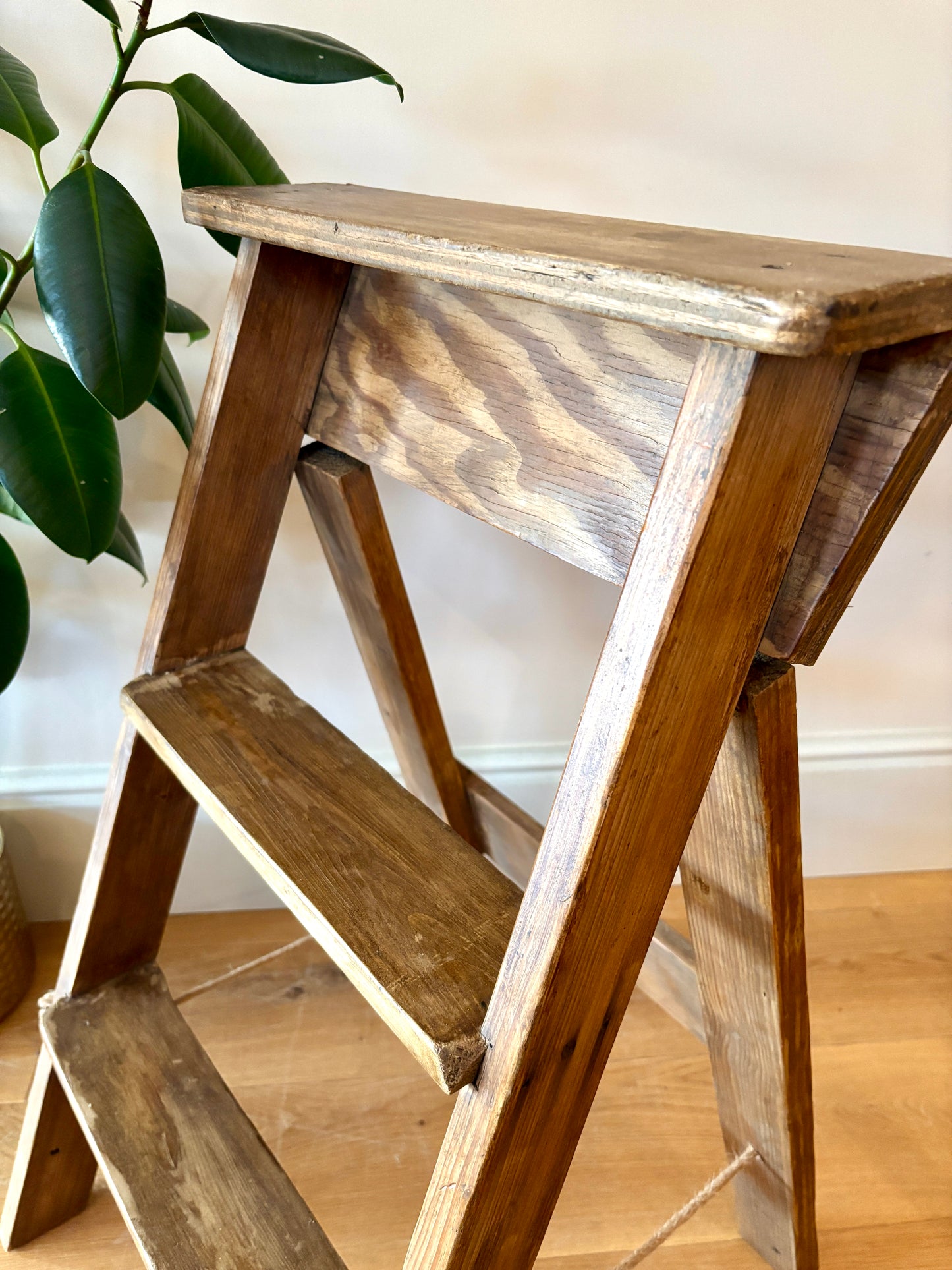 Vintage Wooden Step Ladder