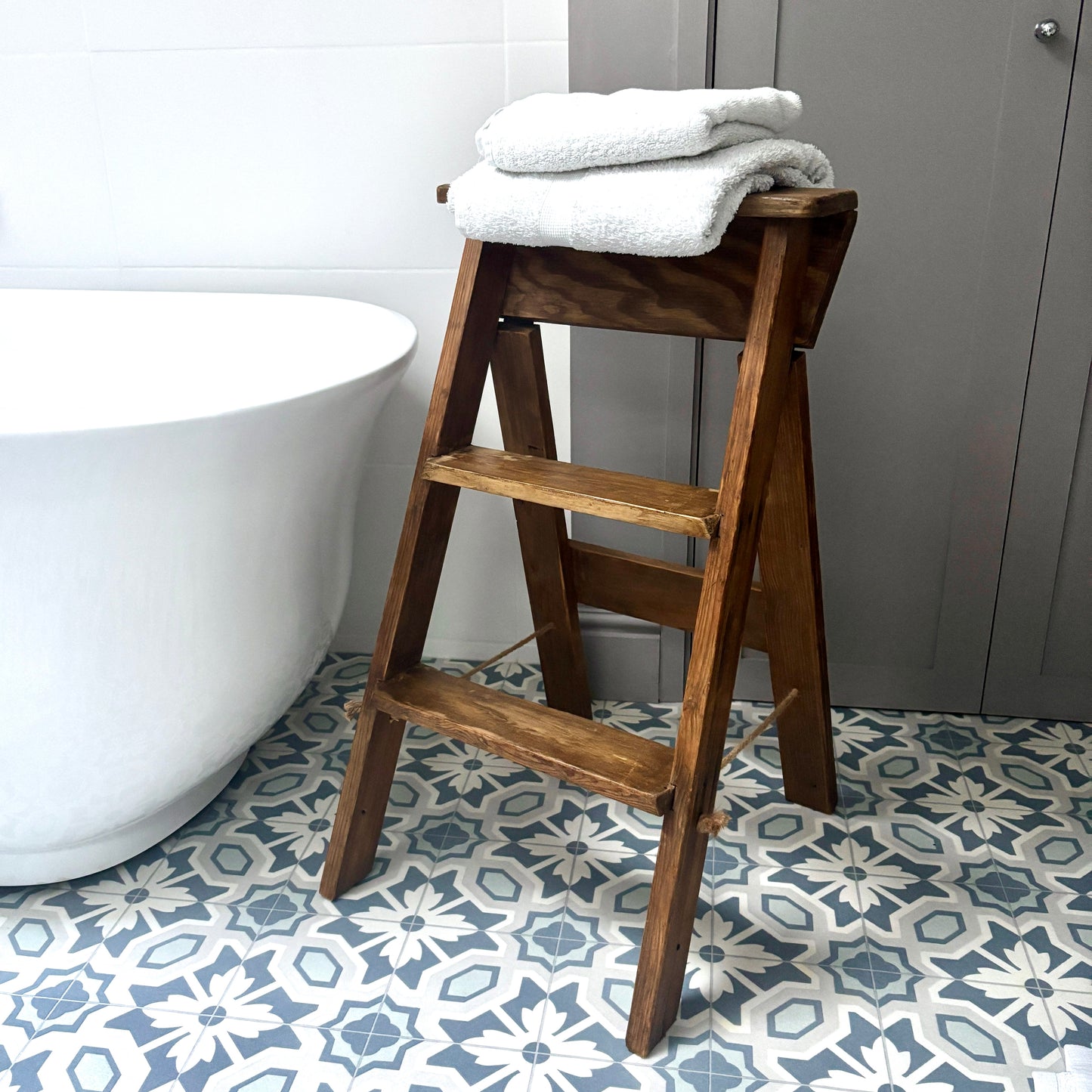 Vintage Wooden Step Ladder