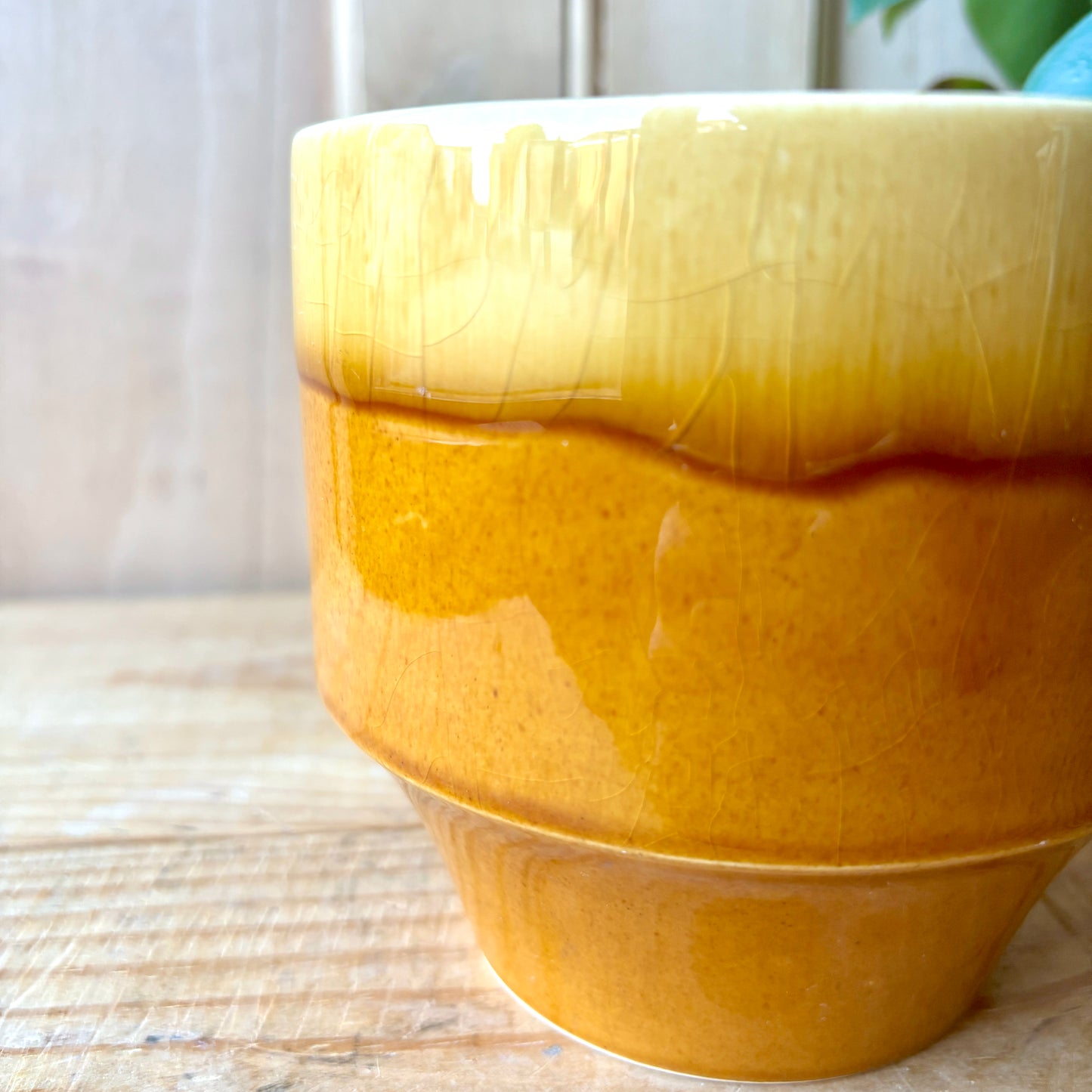 Rare Hornsea Tempo plant pot designed by John Clappison