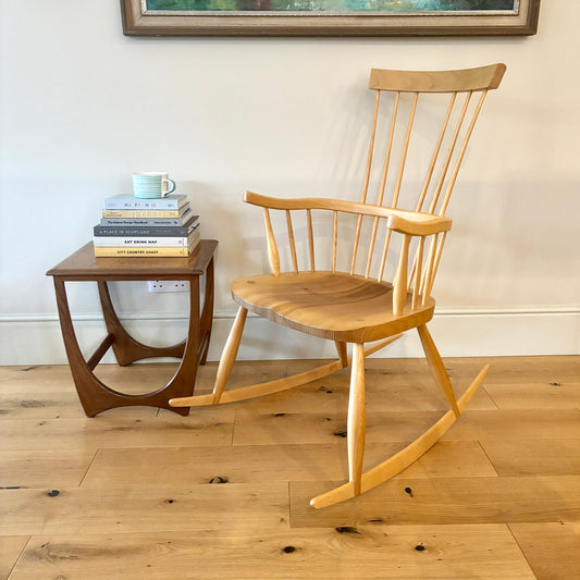 Contemporary Handmade British Windsor Rocking Chair