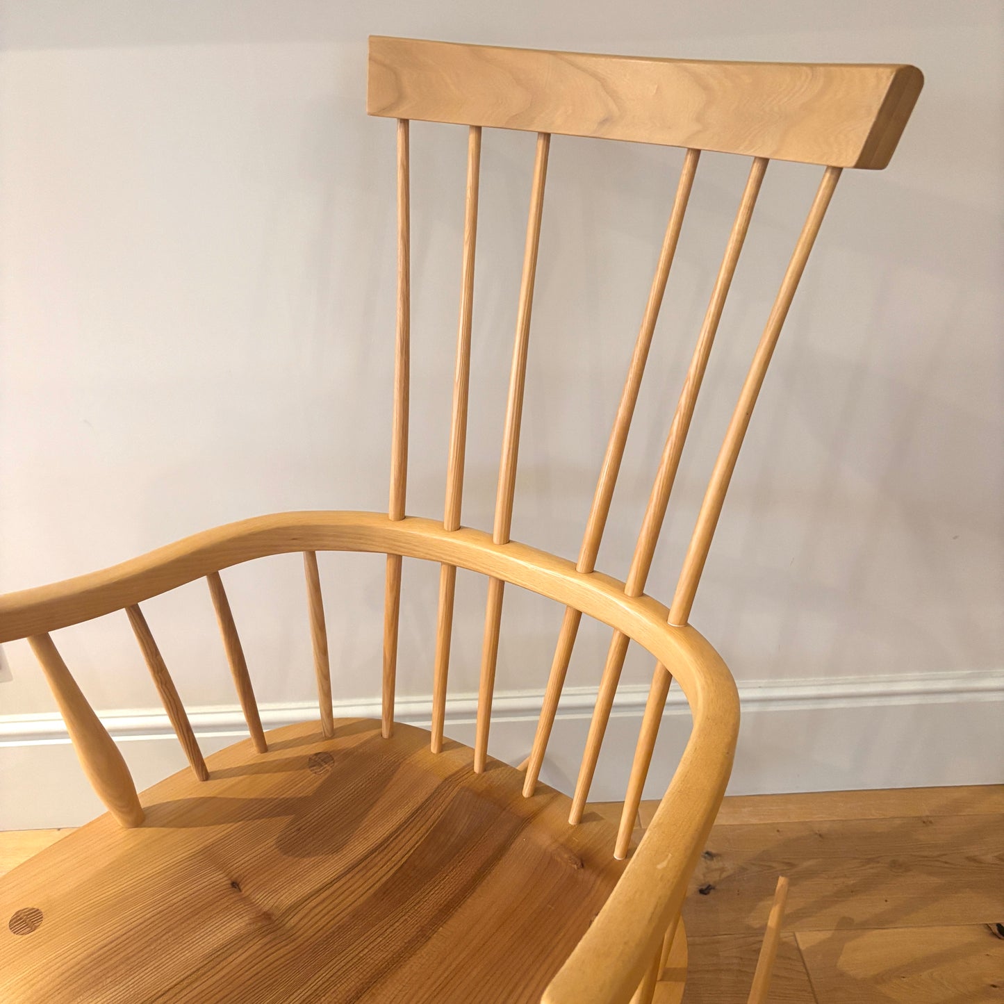 Contemporary Handmade British Windsor Rocking Chair
