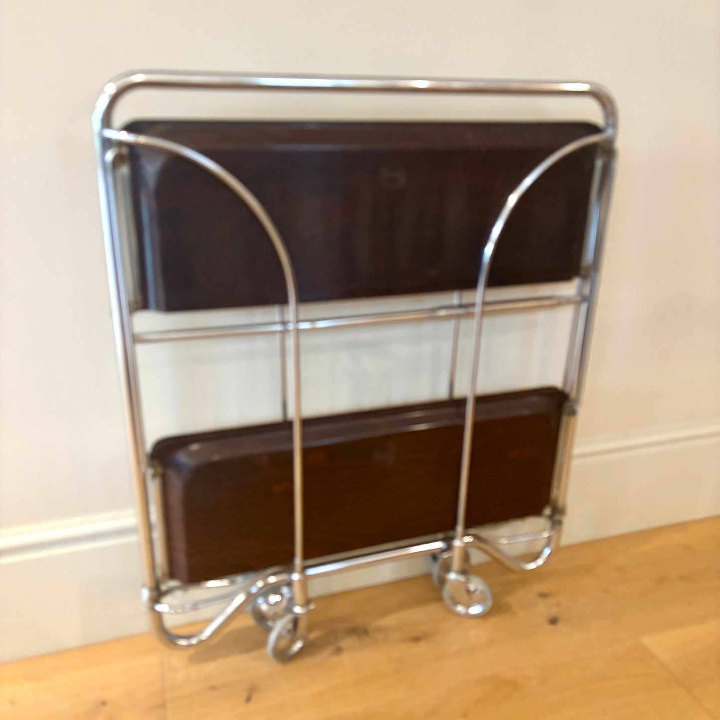 Vintage Bremshey & Co Gerlinol “Dinette” Folding Drinks / Serving Trolley