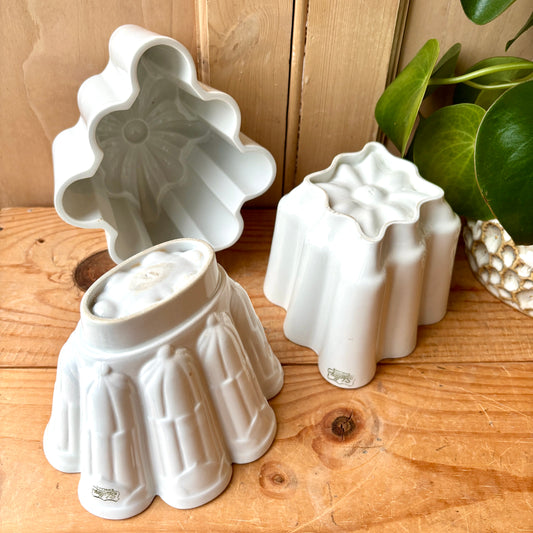 Antique Shelly Jelly Moulds