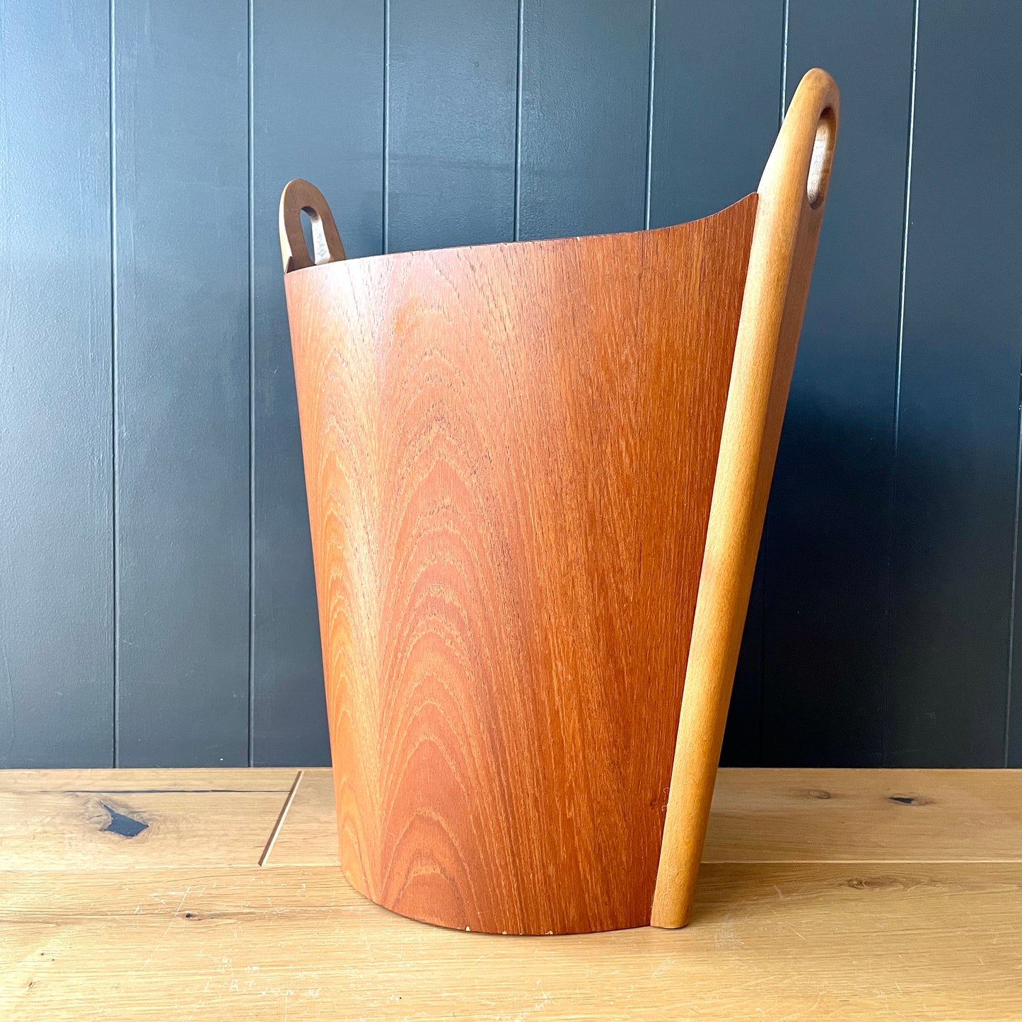 Einar Barnes for P.S. Haggen Teak Waste Paper Basket