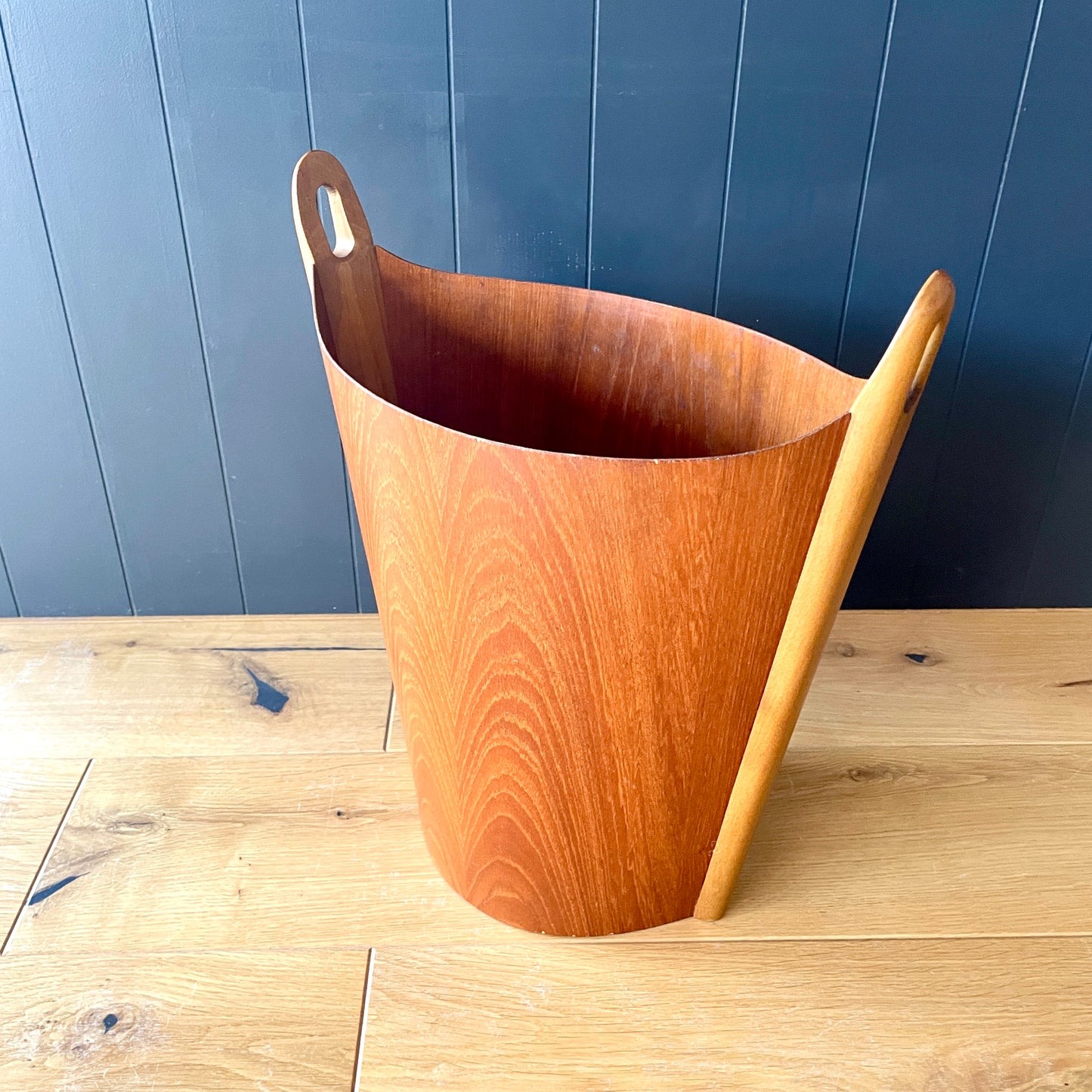 Einar Barnes for P.S. Haggen Teak Waste Paper Basket