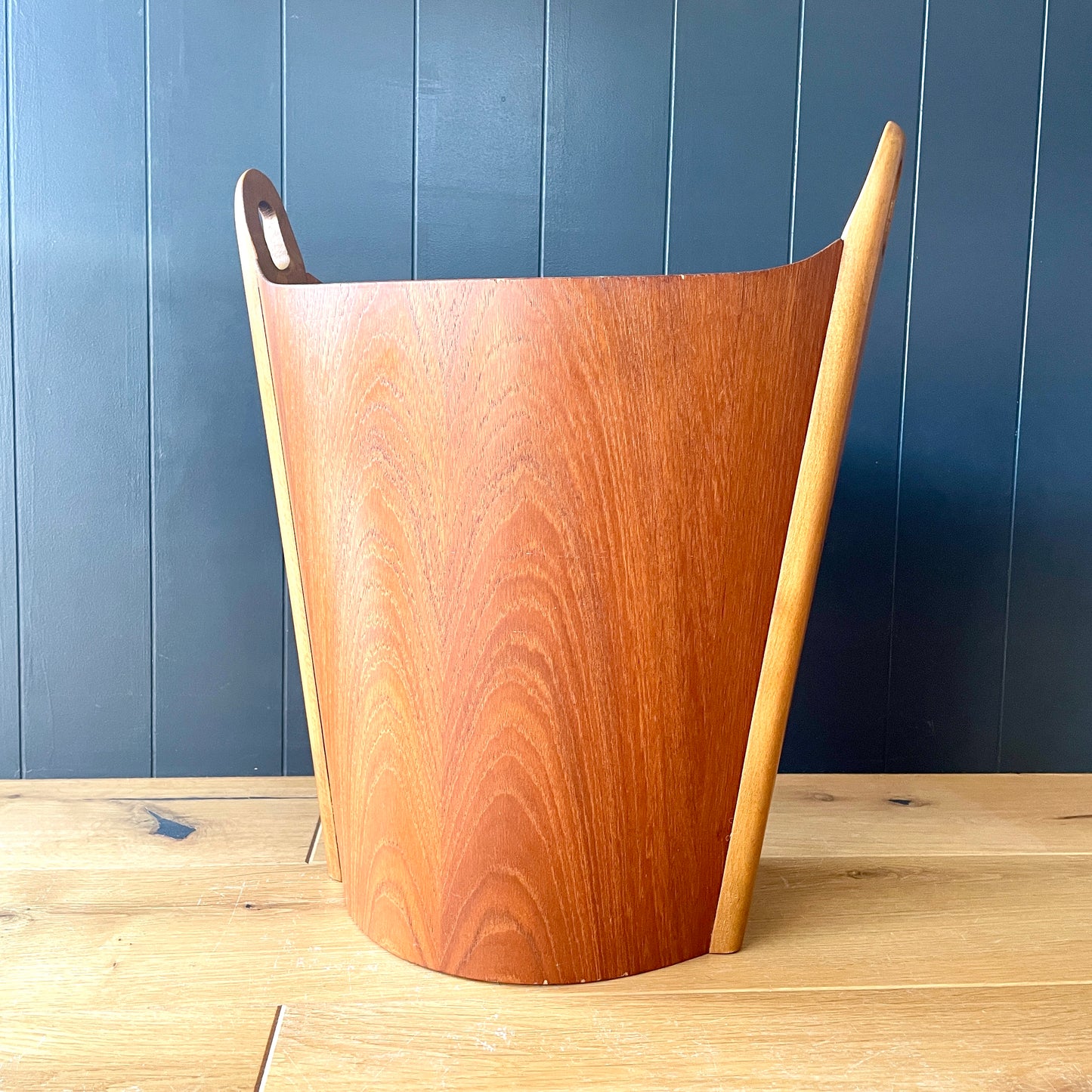 Einar Barnes for P.S. Haggen Teak Waste Paper Basket