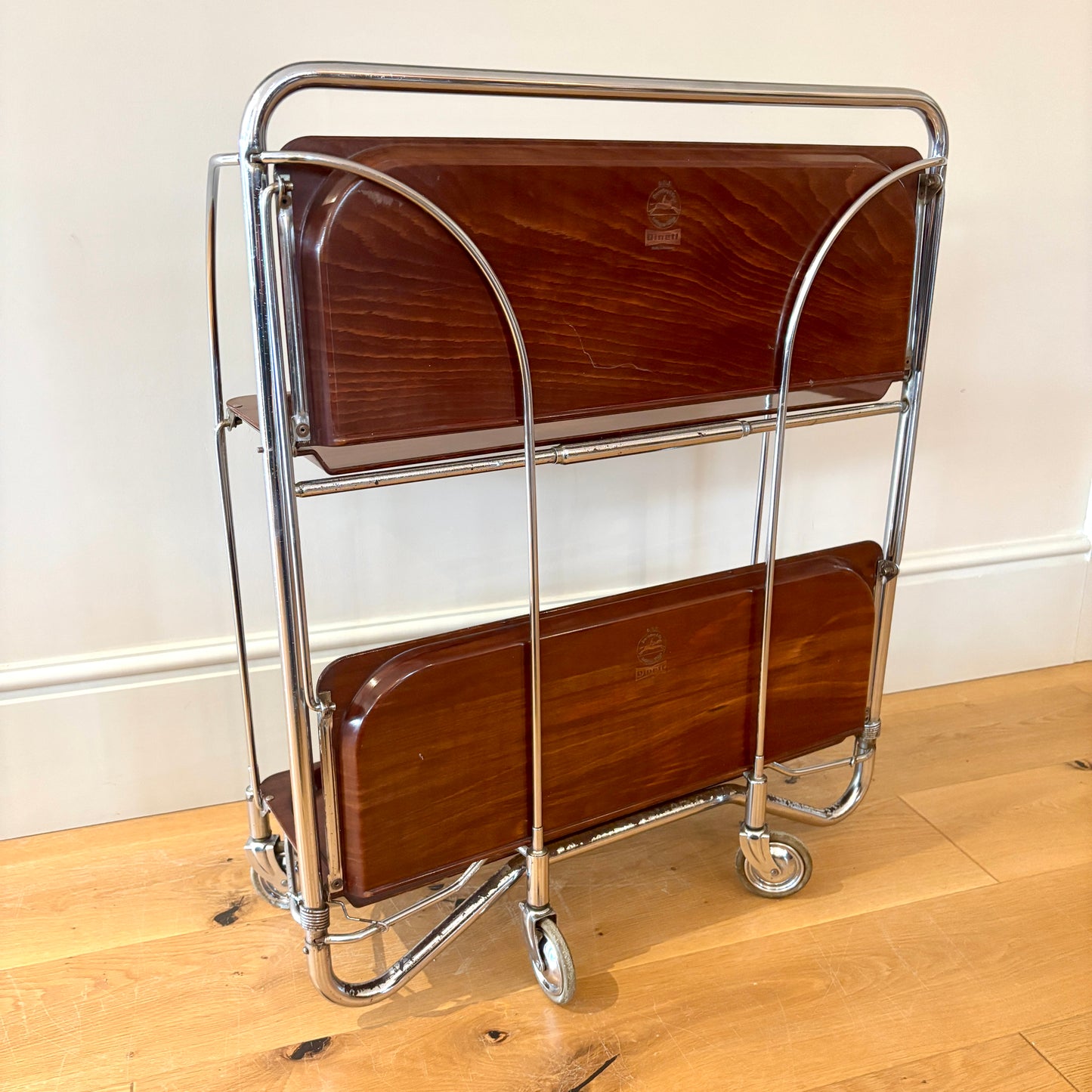 Vintage Bremshey & Co Gerlinol “Dinette” Folding Drinks / Serving Trolley