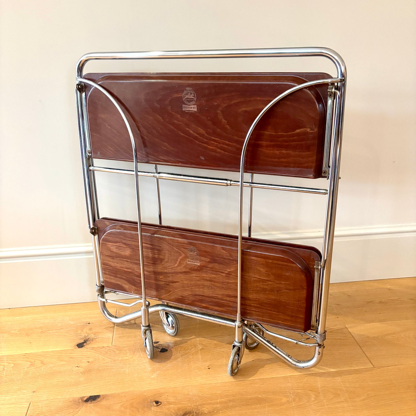 Vintage Bremshey & Co Gerlinol “Dinette” Folding Drinks / Serving Trolley