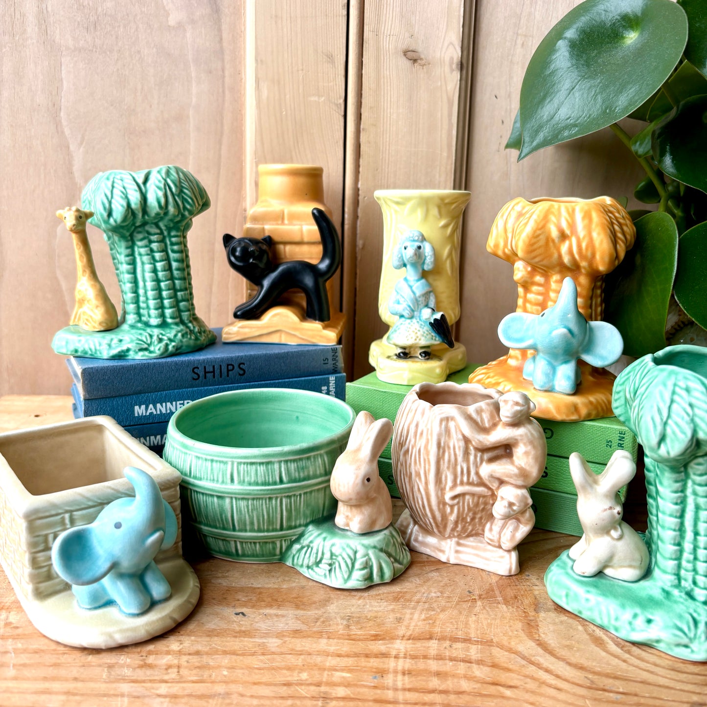 Vintage SylvaC Bud Vases, SylvaC Trinket Dishes