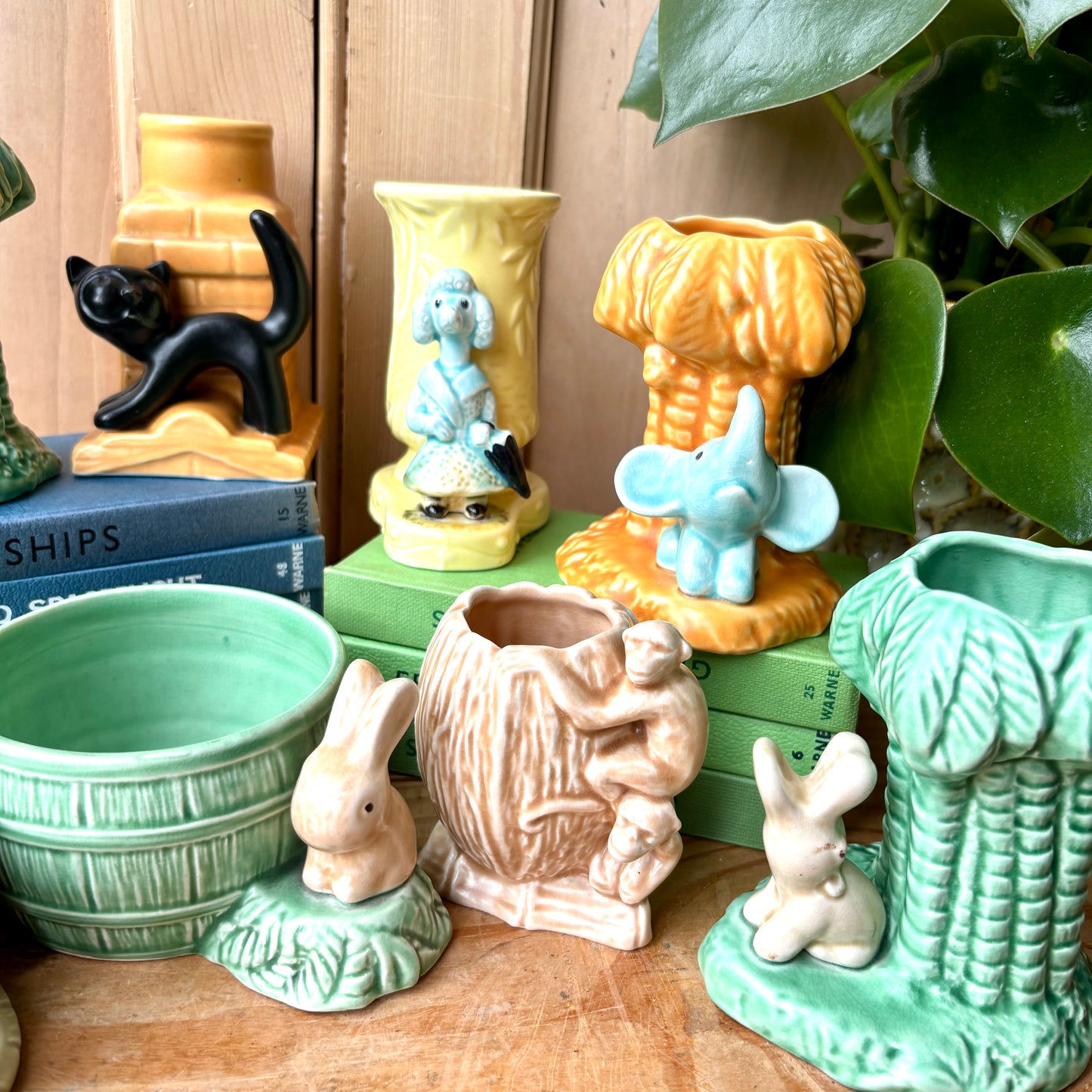 Vintage SylvaC Bud Vases, SylvaC Trinket Dishes