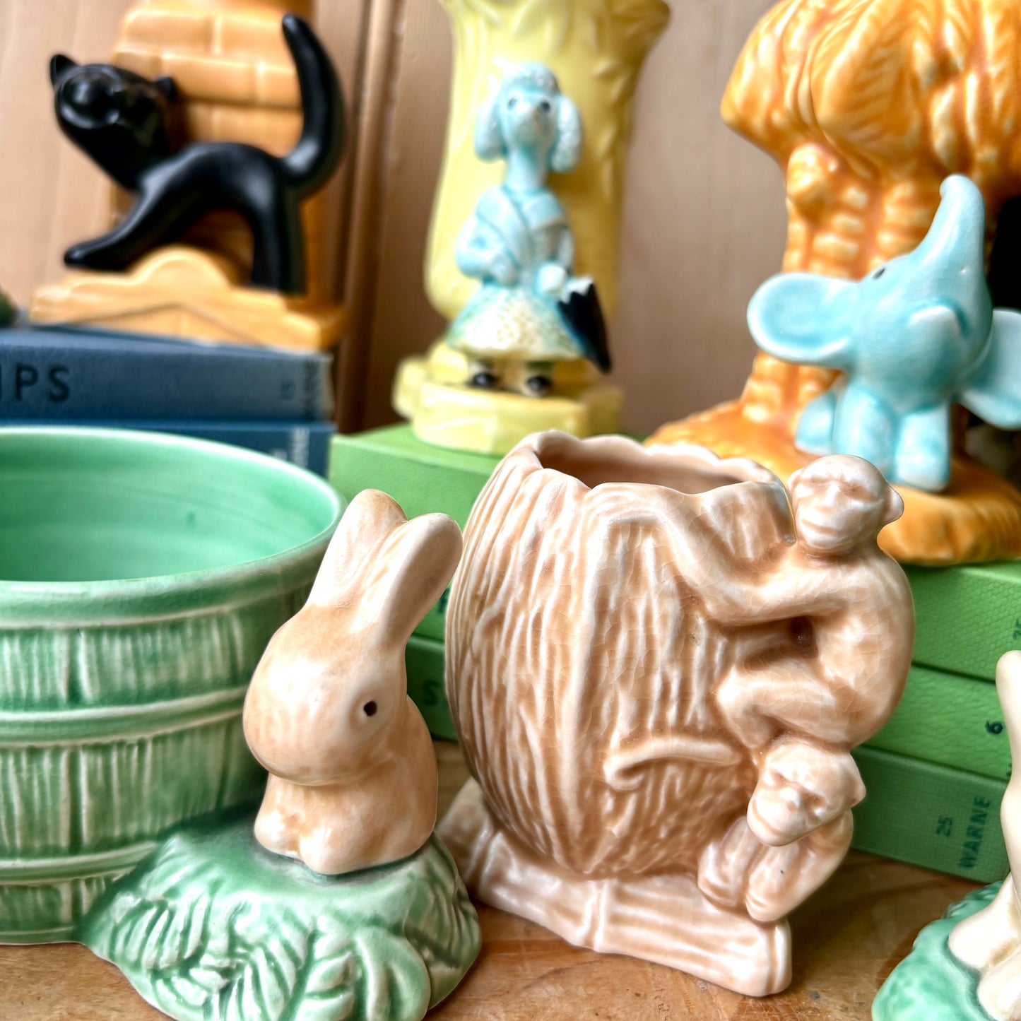 Vintage SylvaC Bud Vases, SylvaC Trinket Dishes