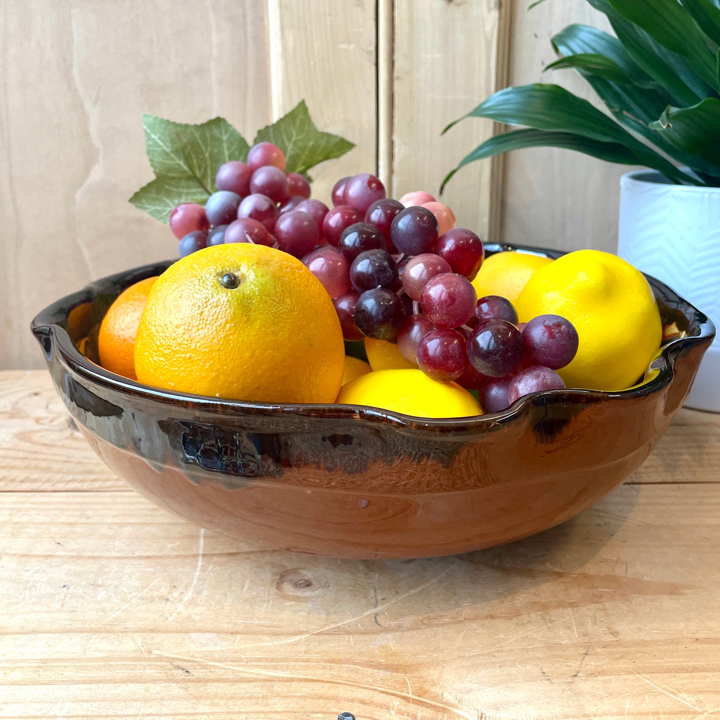 Handmade Vintage French Serving Bowl