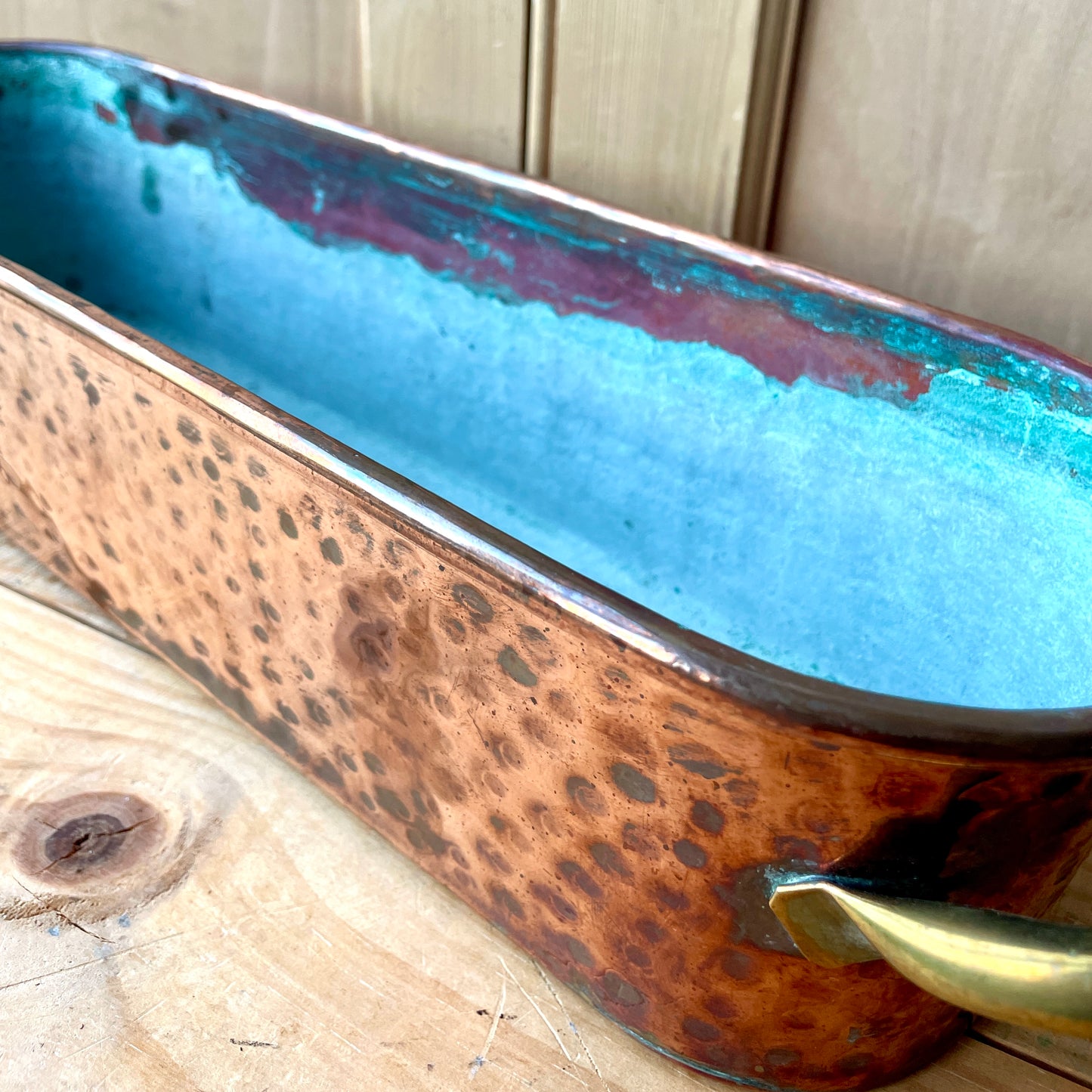 Antique French Copper trough