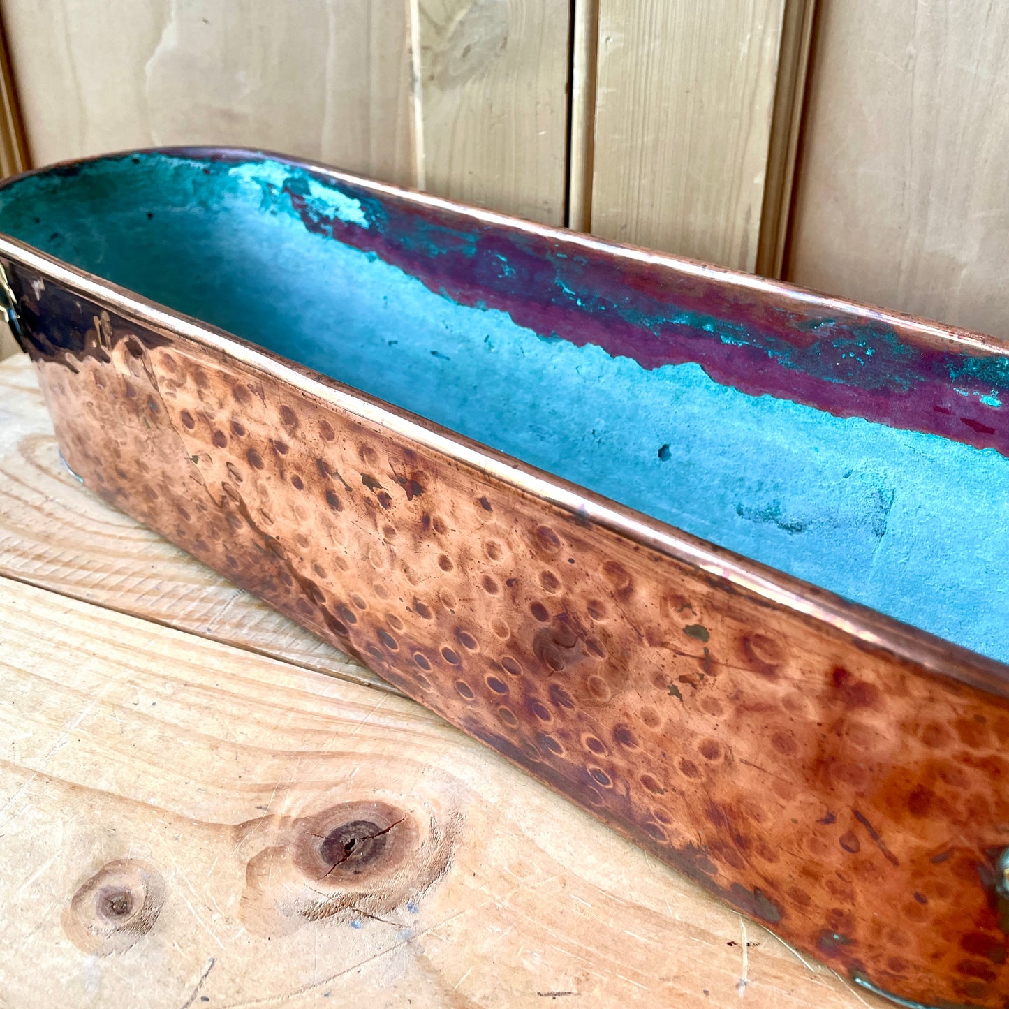 Antique French Copper trough