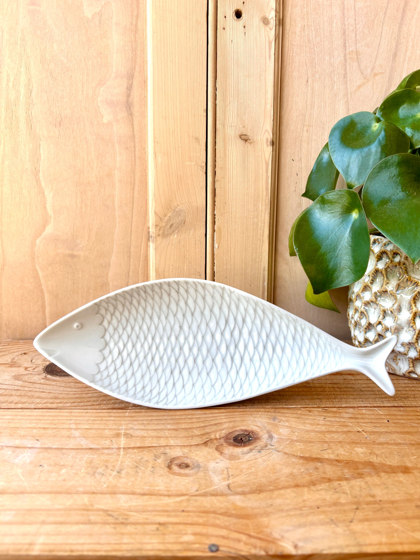 Vintage Gustavsberg "Fladen" Fish Dish by Stig Lindberg