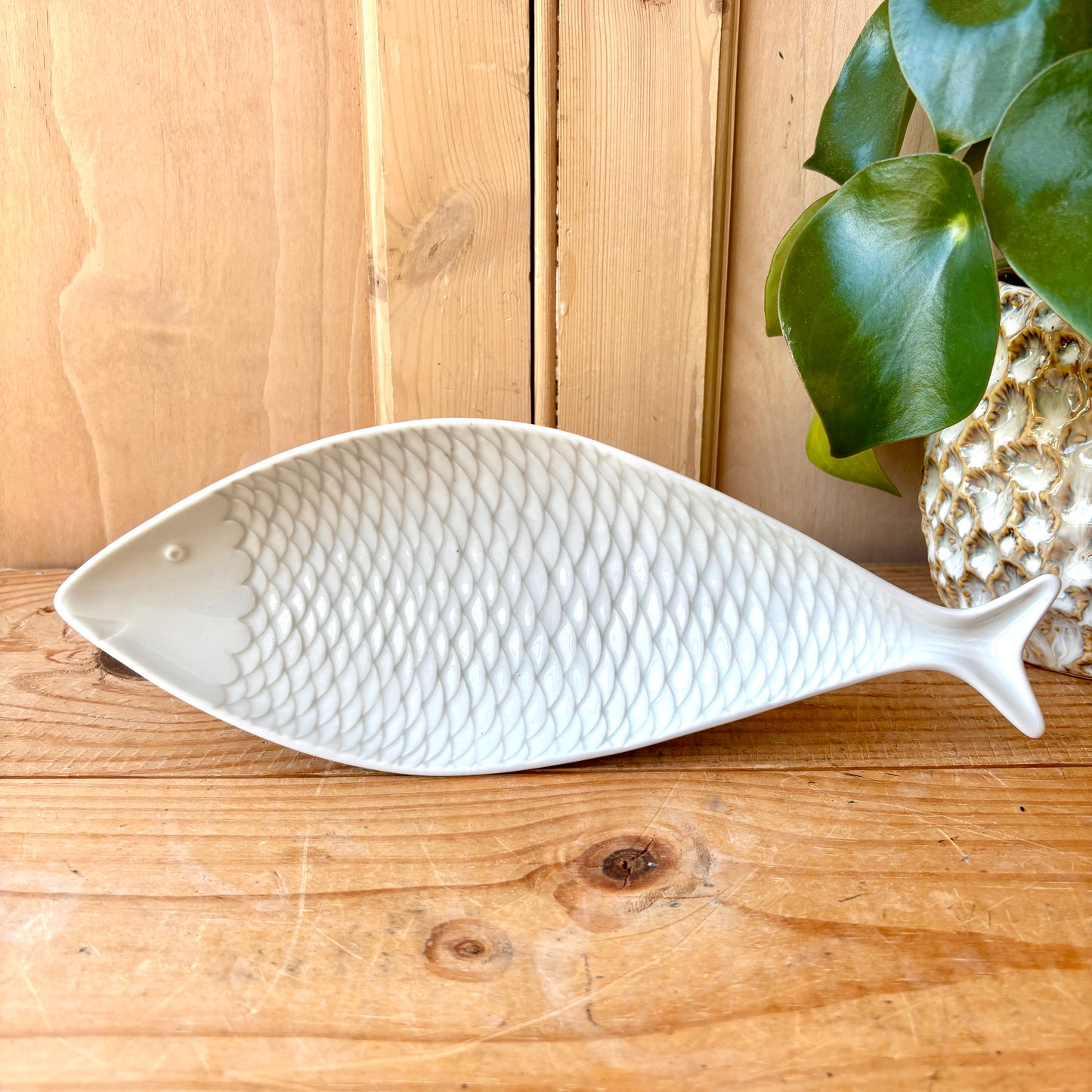 Vintage Gustavsberg "Fladen" Fish Dish by Stig Lindberg
