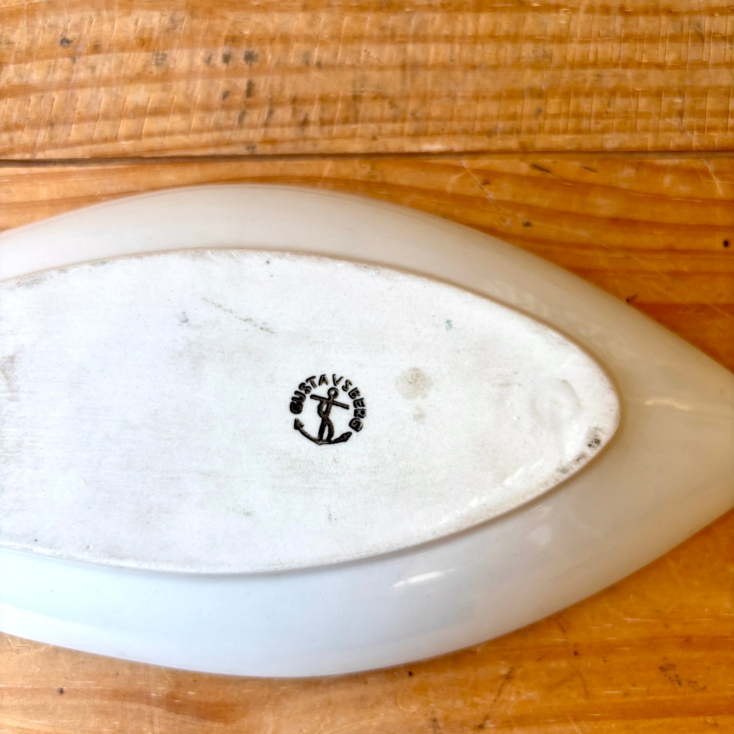 Vintage Gustavsberg "Fladen" Fish Dish by Stig Lindberg