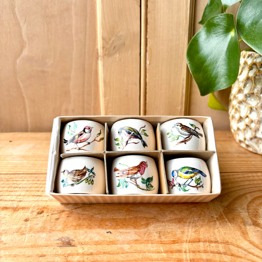 Vintage Boxed Set of Portmeirion Birds of Britian Napkin Rings
