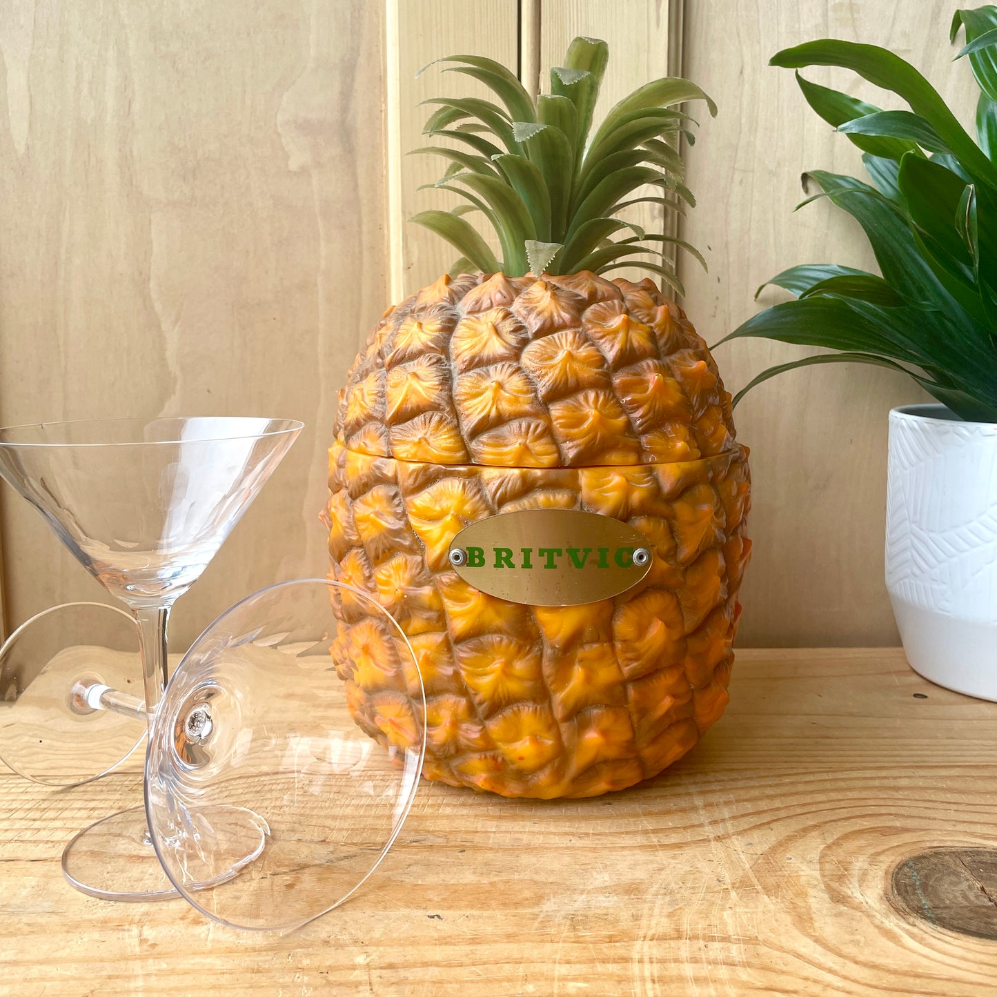 Vintage Britvic Pineapple Ice Bucket
