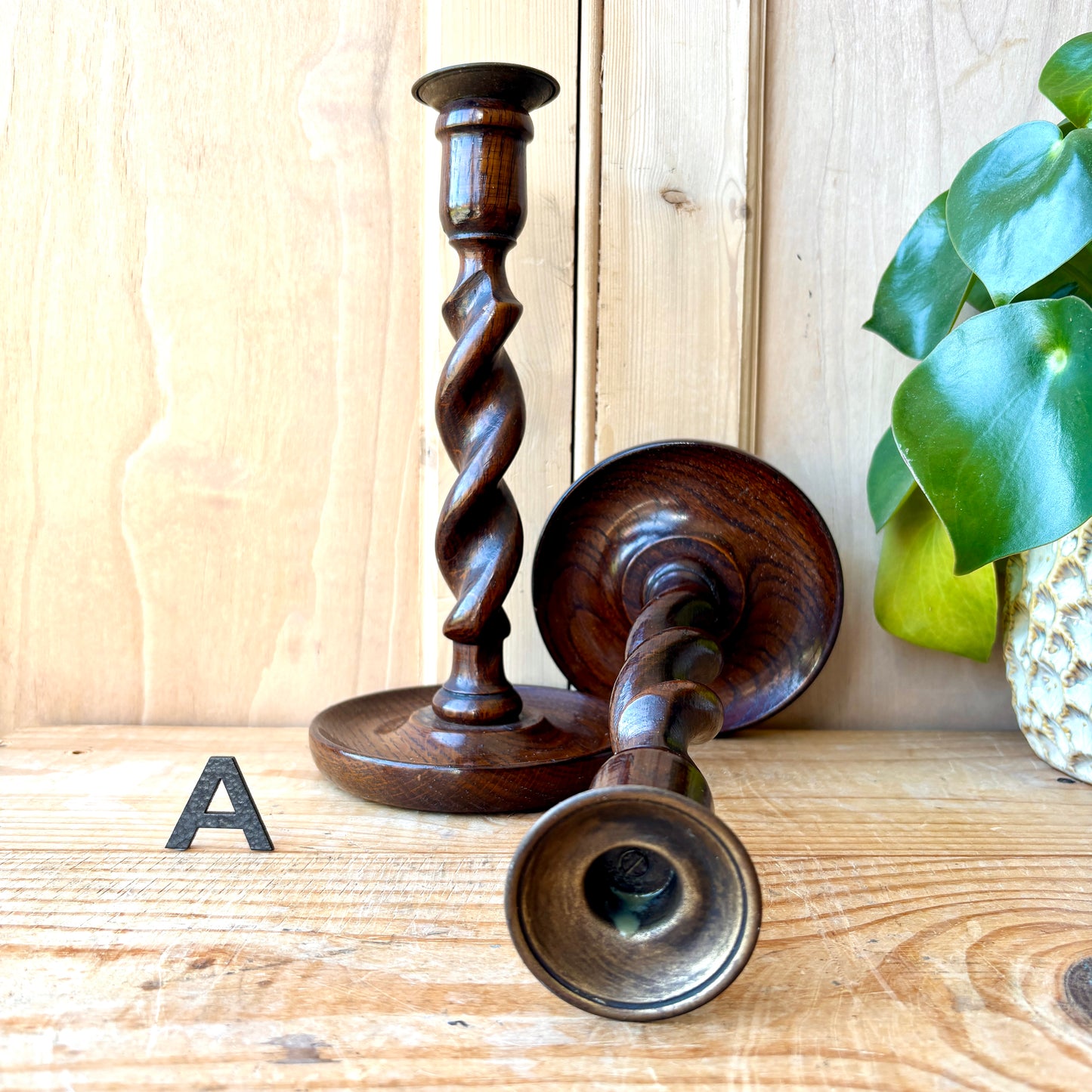 Pair of vintage candlesticks